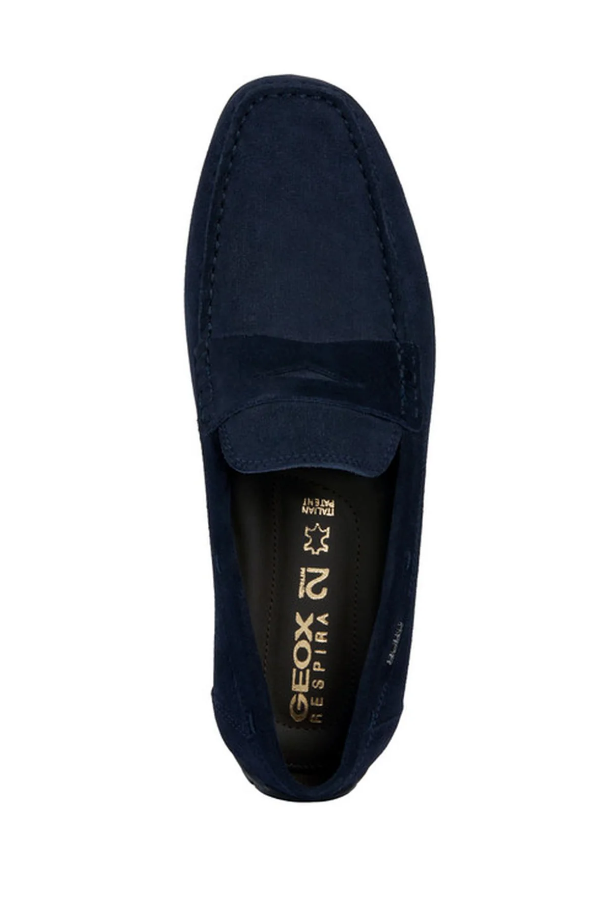 Geox Erkek Lacivert Moner Süet Deri Maskülen Loafer - Image 5