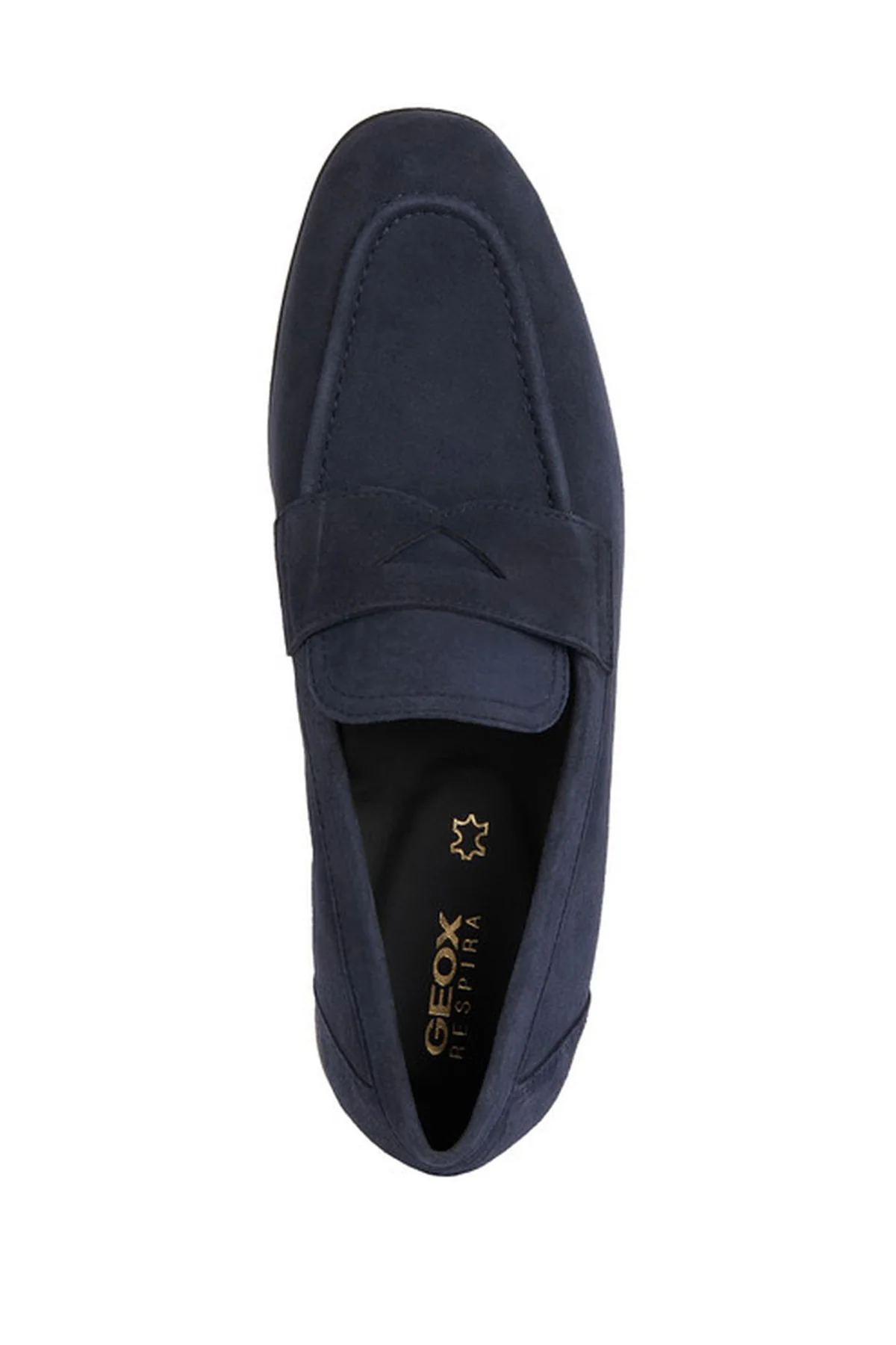 Geox Erkek Lacivert Sapienza Süet Deri Loafer - Image 5