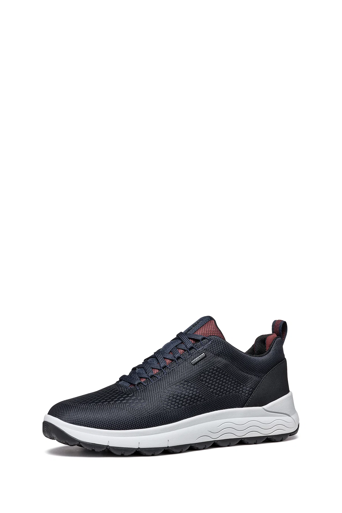 Geox Erkek Lacivert Spherica 4x4 Abx Bağcıklı Waterproof Deri Sneaker - Image 2