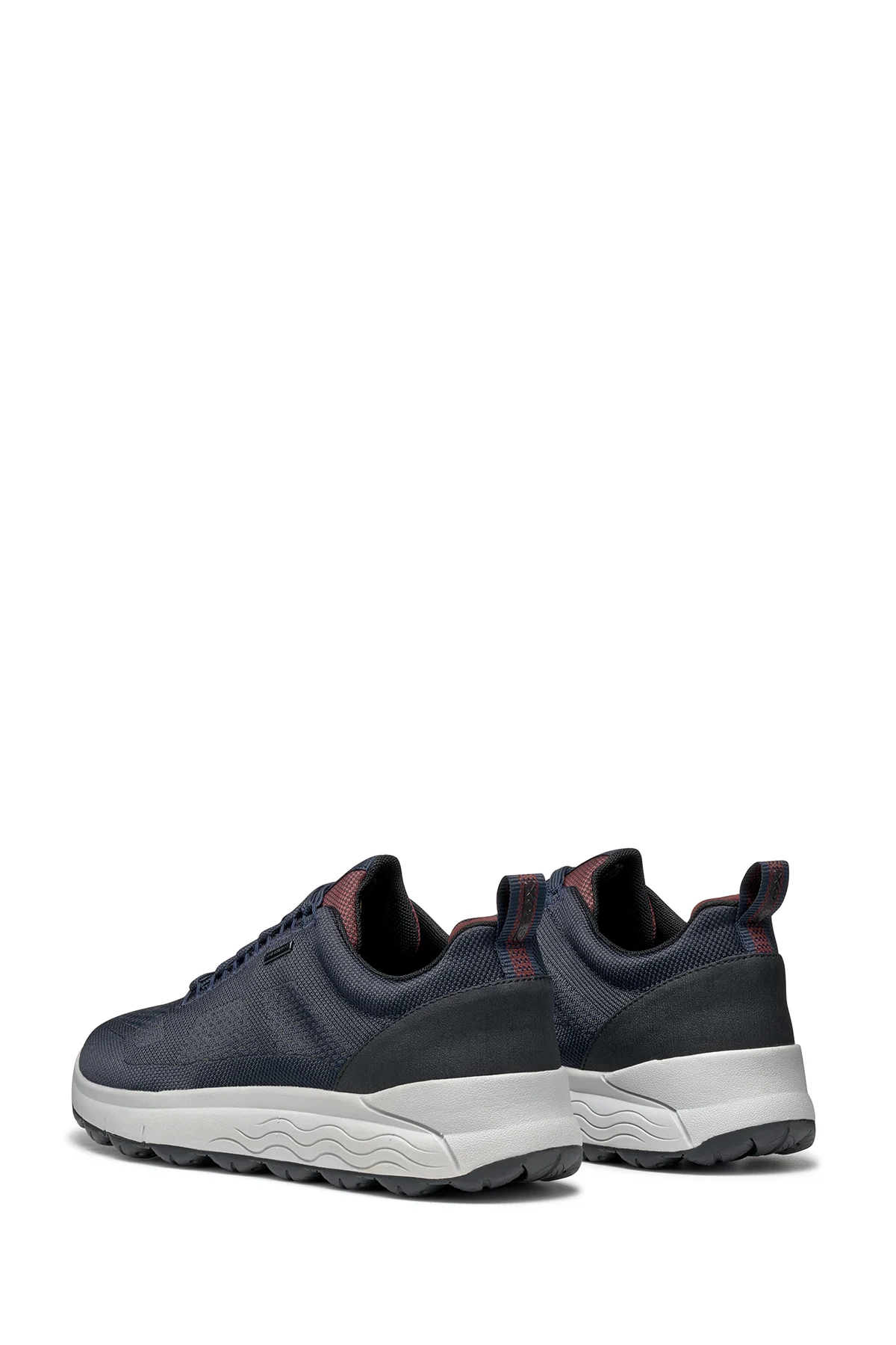Geox Erkek Lacivert Spherica 4x4 Abx Bağcıklı Waterproof Deri Sneaker - Image 5