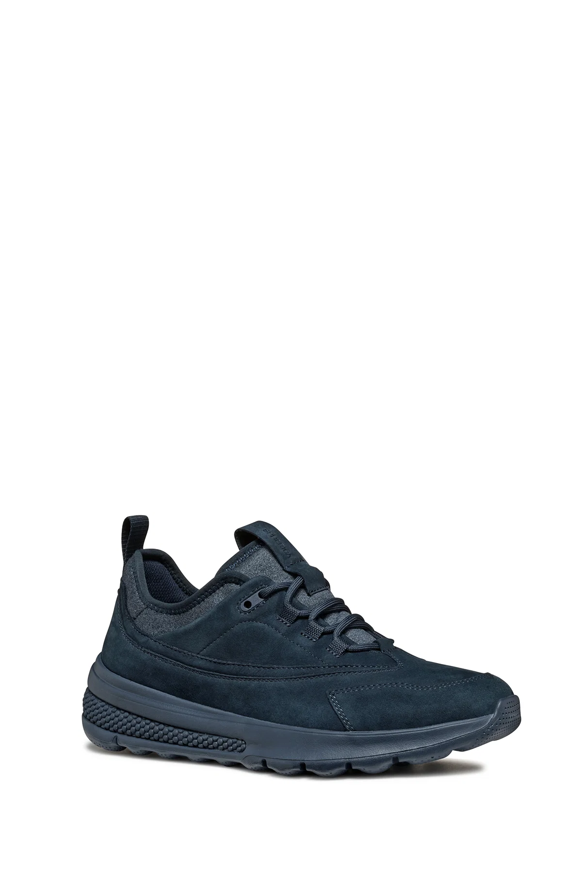 Geox Erkek Lacivert Spherica Actif Bağcıklı Deri Sneaker - Image 3