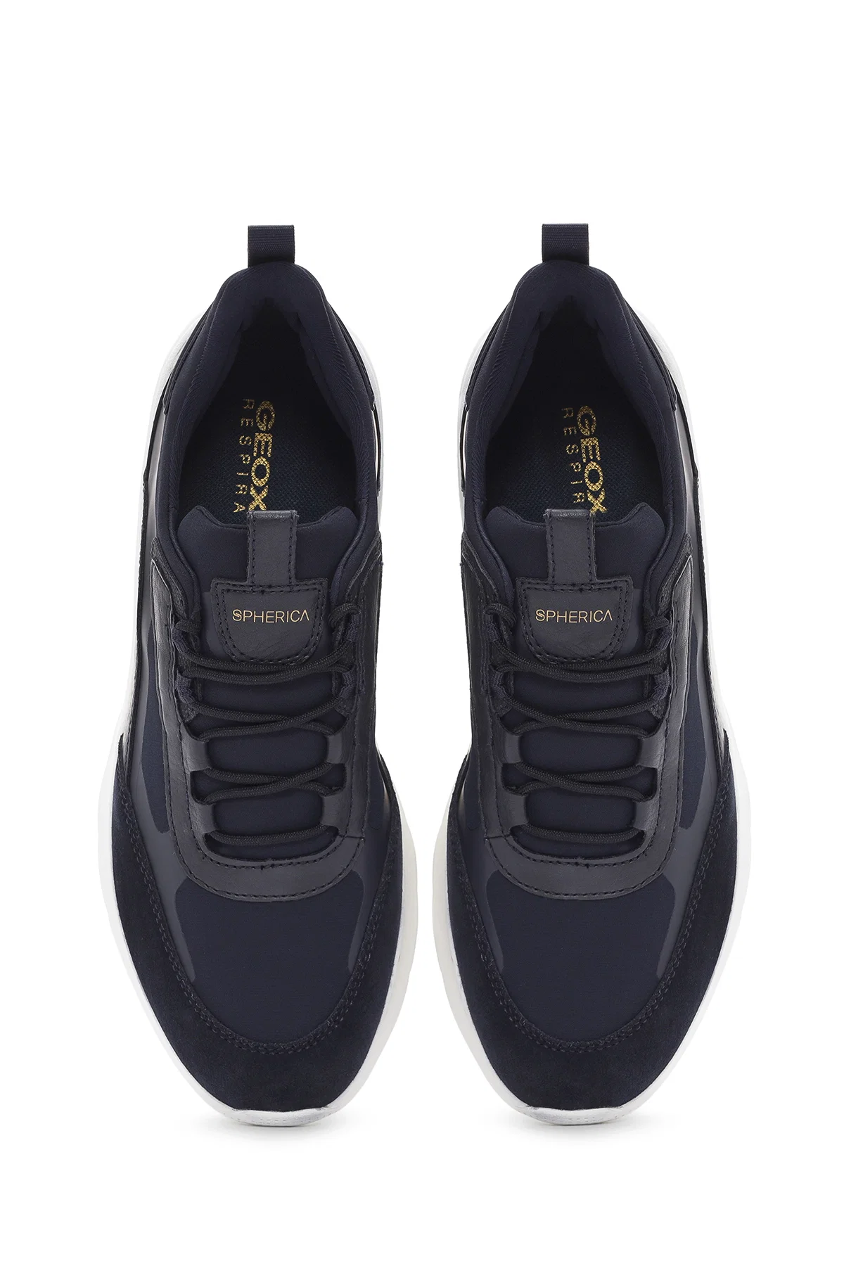 Geox Erkek Lacivert Spherica Actif Bağcıklı Kumaş Sneaker - Image 7