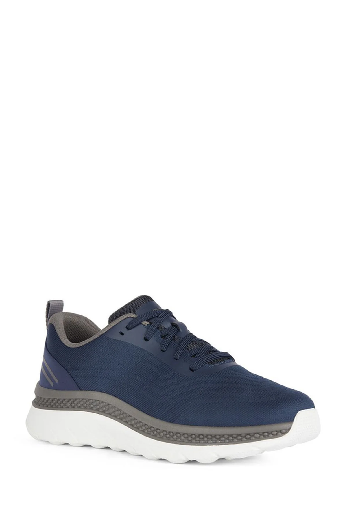 Geox Erkek Lacivert Spherica Actif Bağcıklı Kumaş Sneaker - Image 3