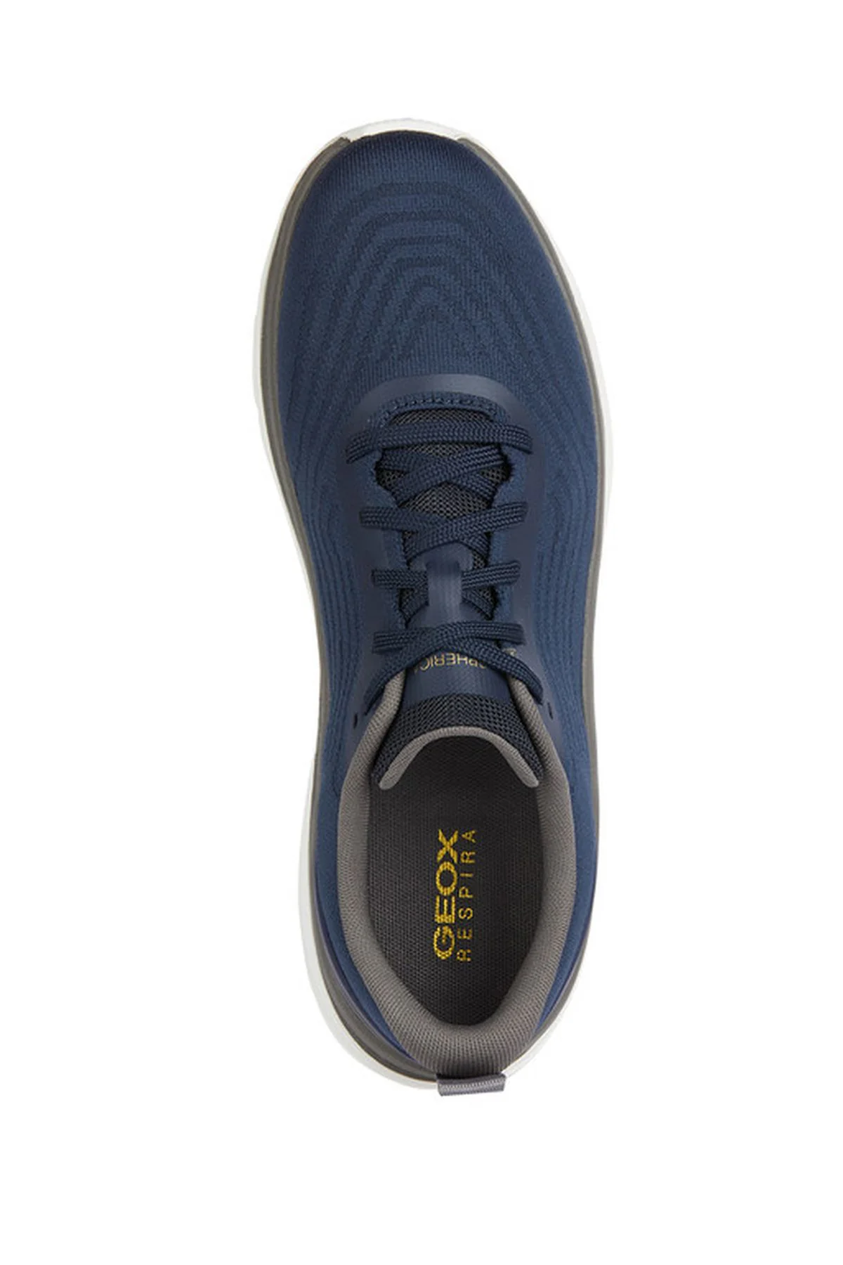 Geox Erkek Lacivert Spherica Actif Bağcıklı Kumaş Sneaker - Image 5