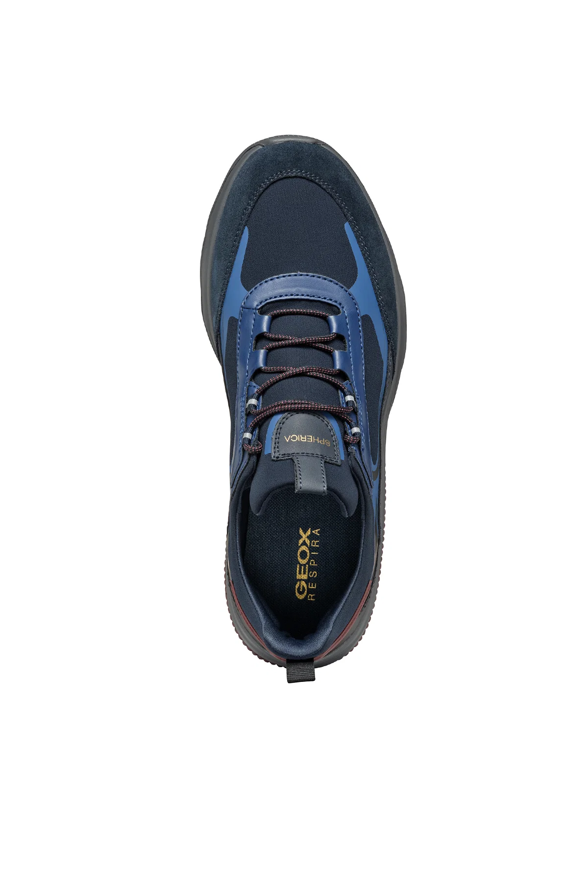 Geox Erkek Lacivert Spherica Actif Bağcıklı Sneaker - Image 5