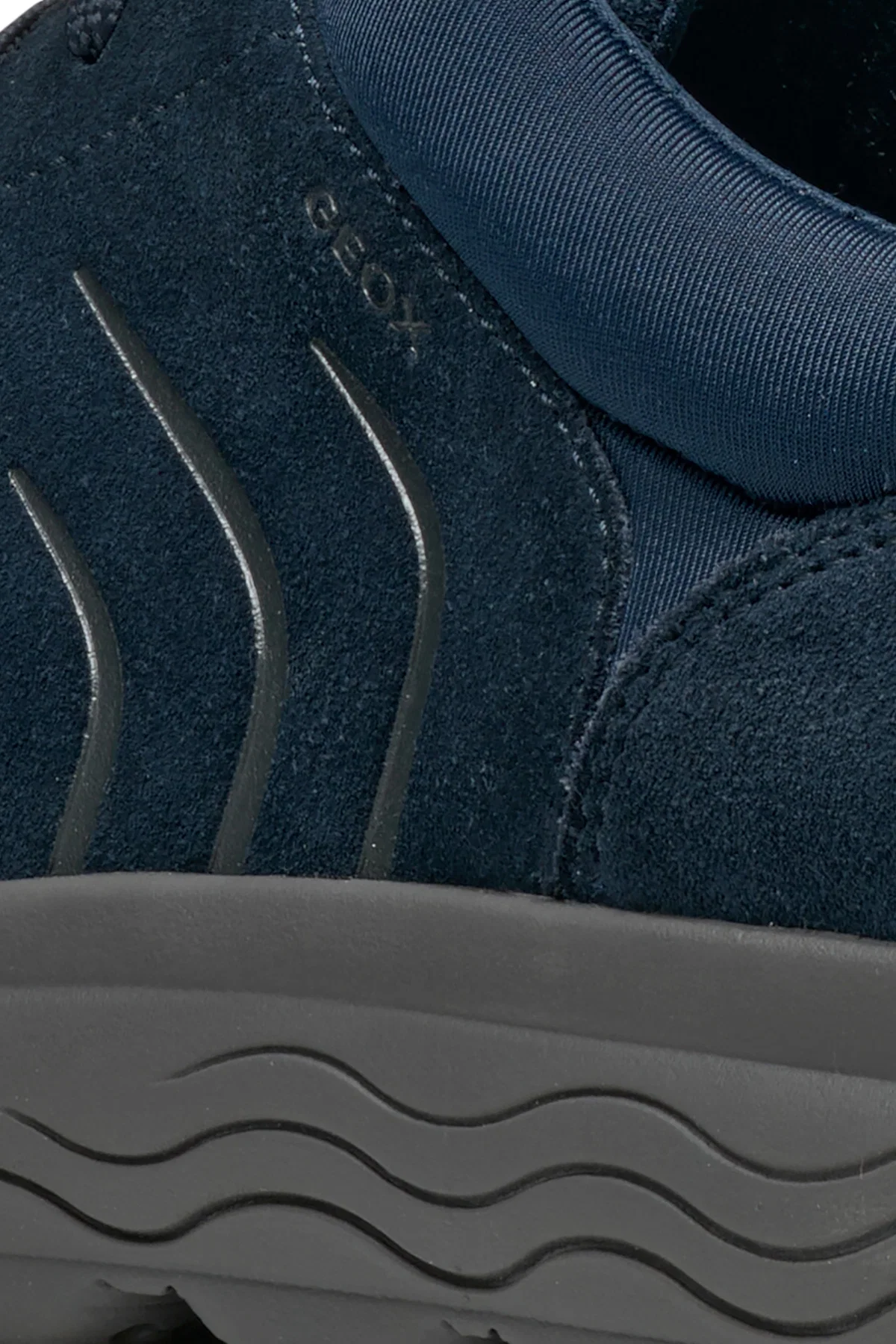 Geox Erkek Lacivert Spherica Bağcıklı Süet Deri Sneaker - Image 11