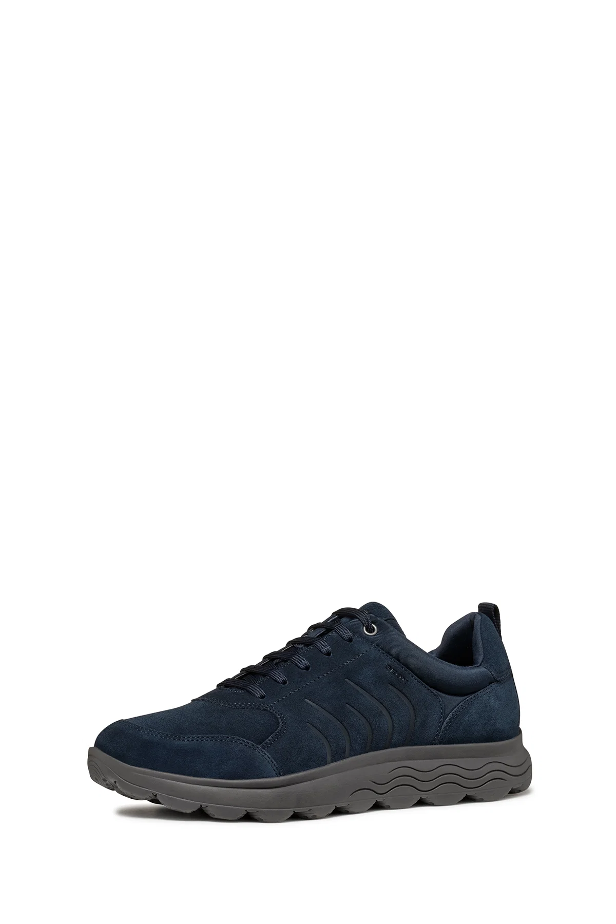 Geox Erkek Lacivert Spherica Bağcıklı Süet Deri Sneaker - Image 2