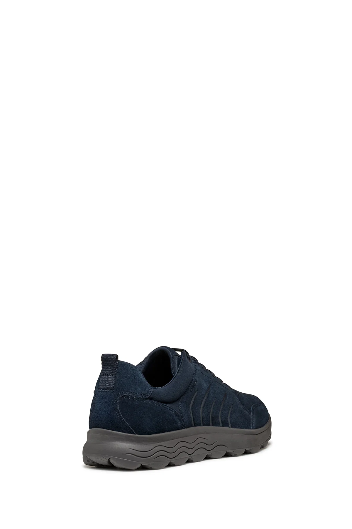 Geox Erkek Lacivert Spherica Bağcıklı Süet Deri Sneaker - Image 8