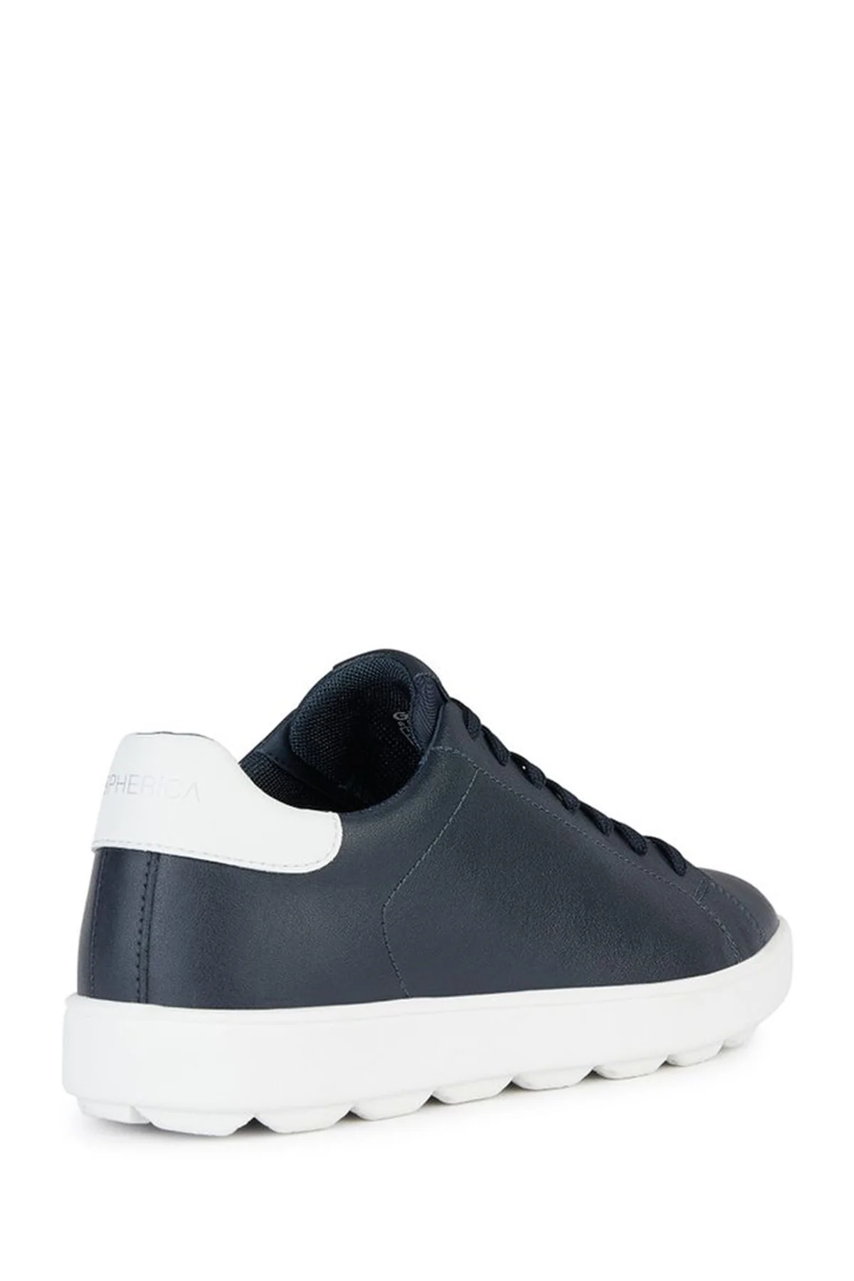 Geox Erkek Lacivert Spherica Ecub-1 Bağcıklı Deri Sneaker - Image 2