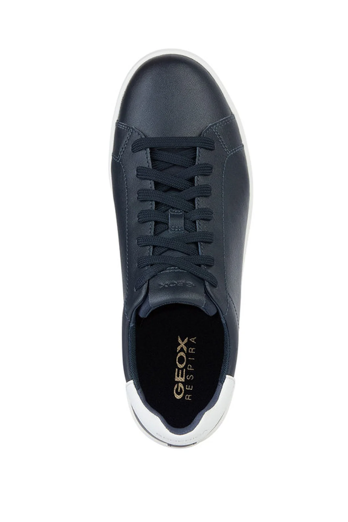 Geox Erkek Lacivert Spherica Ecub-1 Bağcıklı Deri Sneaker - Image 5