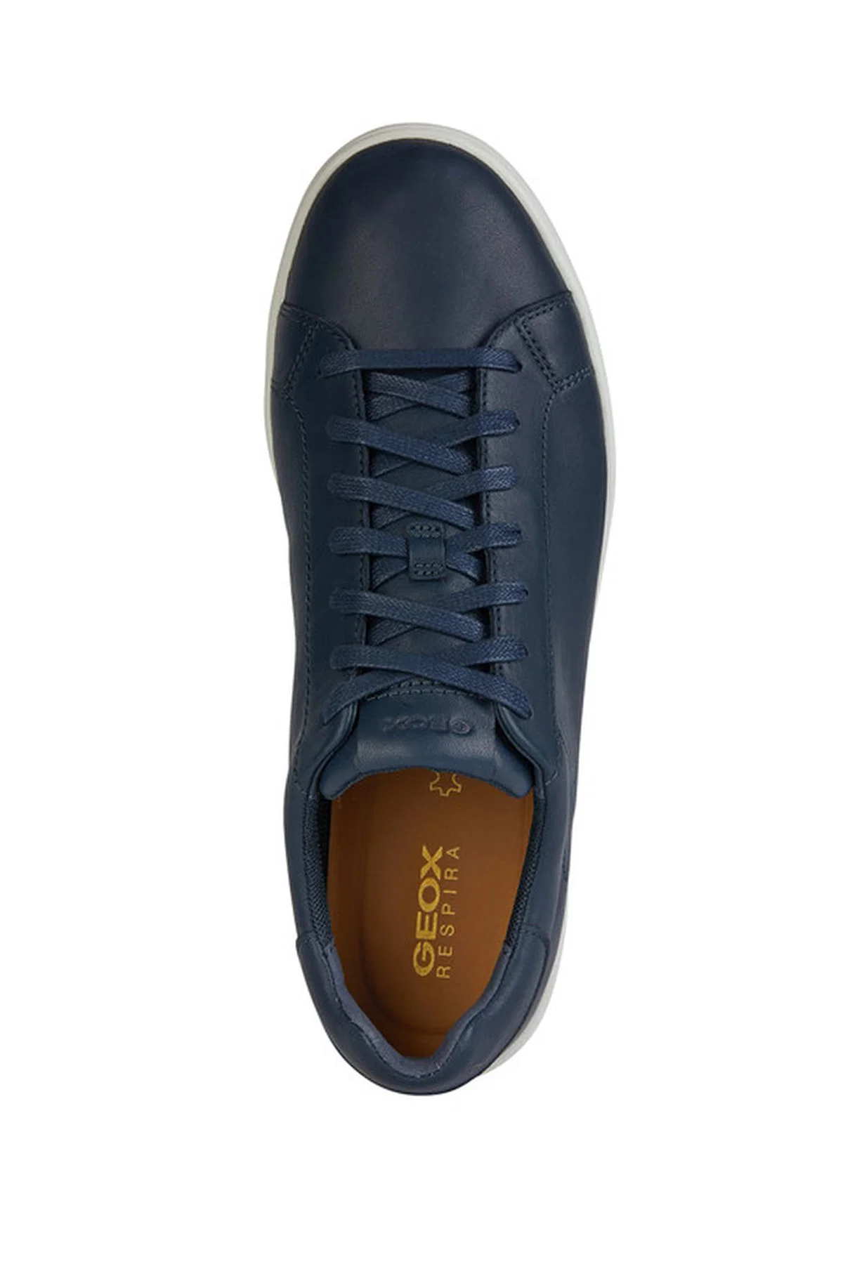 Geox Erkek Lacivert Spherica Ecub-1 Bağcıklı Deri Sneaker - Image 5