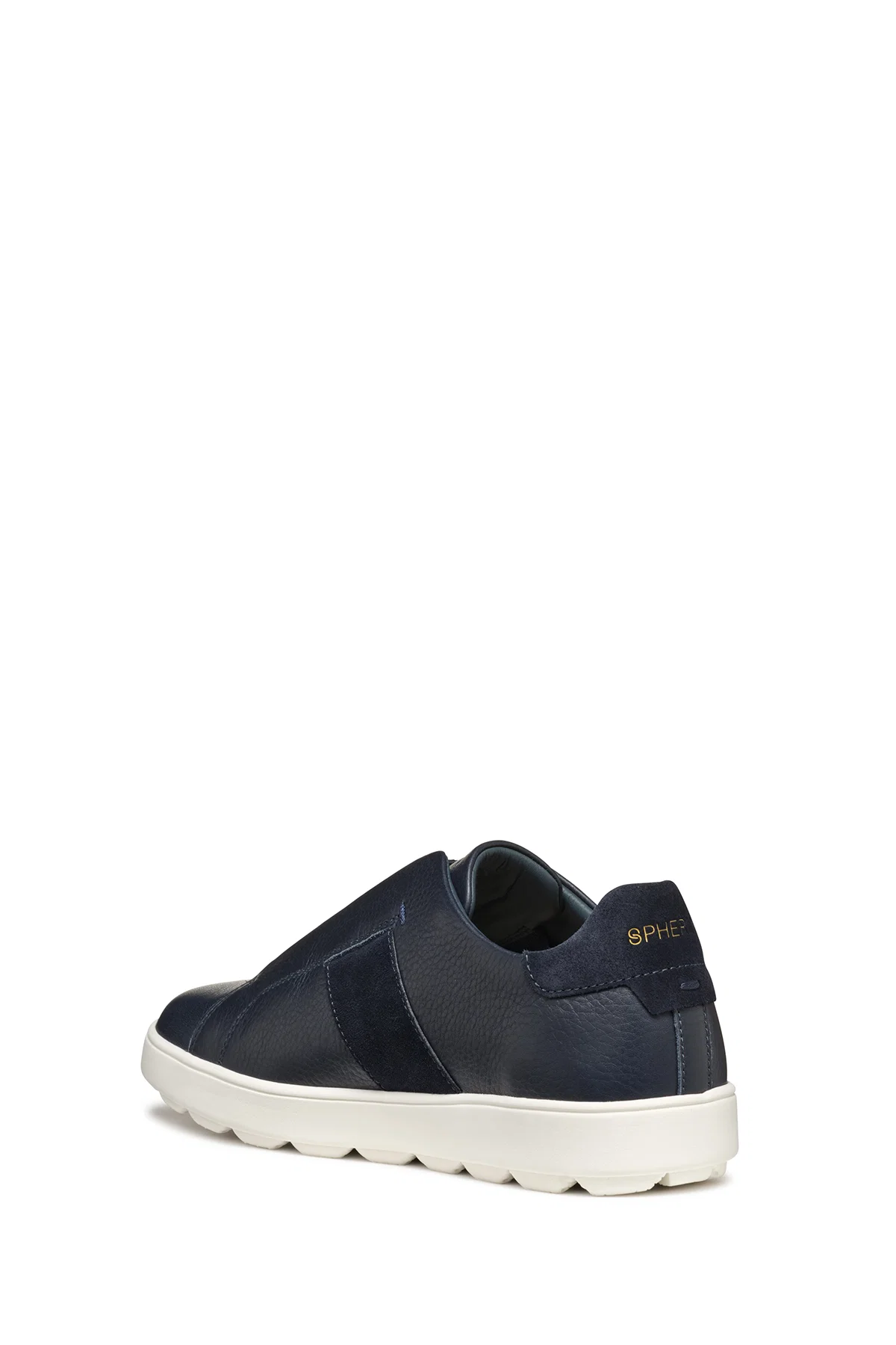 Geox Erkek Lacivert Spherica Ecub-1 Deri Sneaker - Image 4