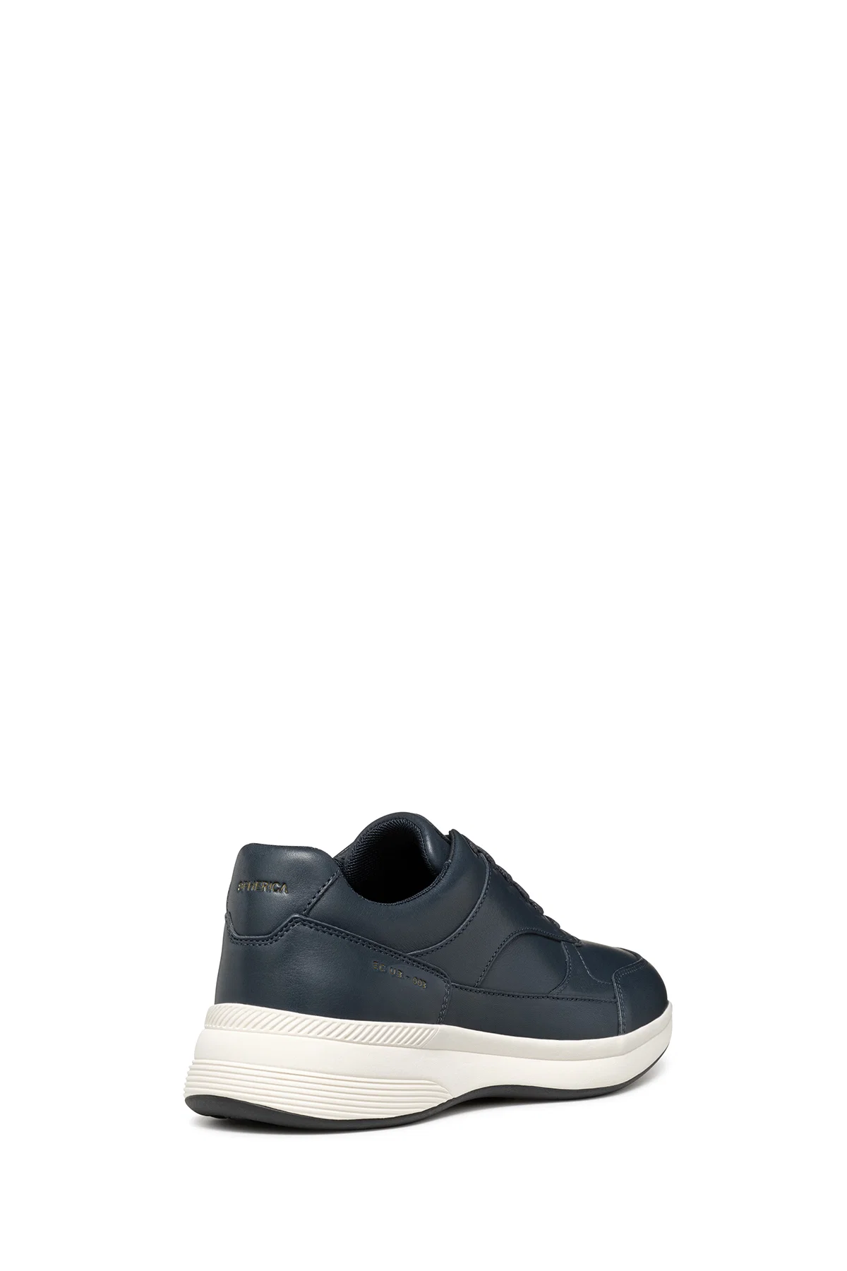 Geox Erkek Lacivert Spherica Ecub-3 Bağcıklı Deri Sneaker - Image 2