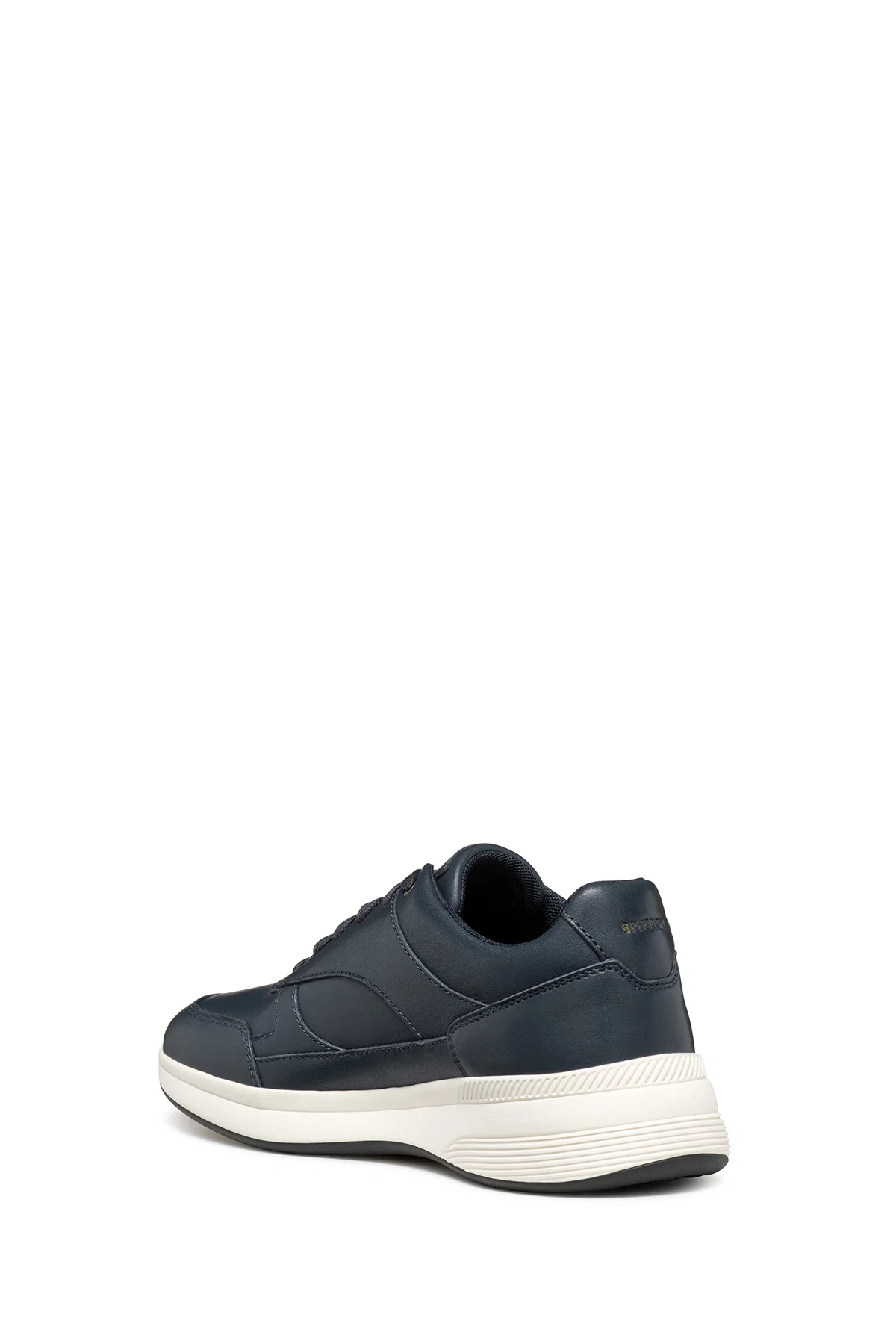 Geox Erkek Lacivert Spherica Ecub-3 Bağcıklı Deri Sneaker - Image 4