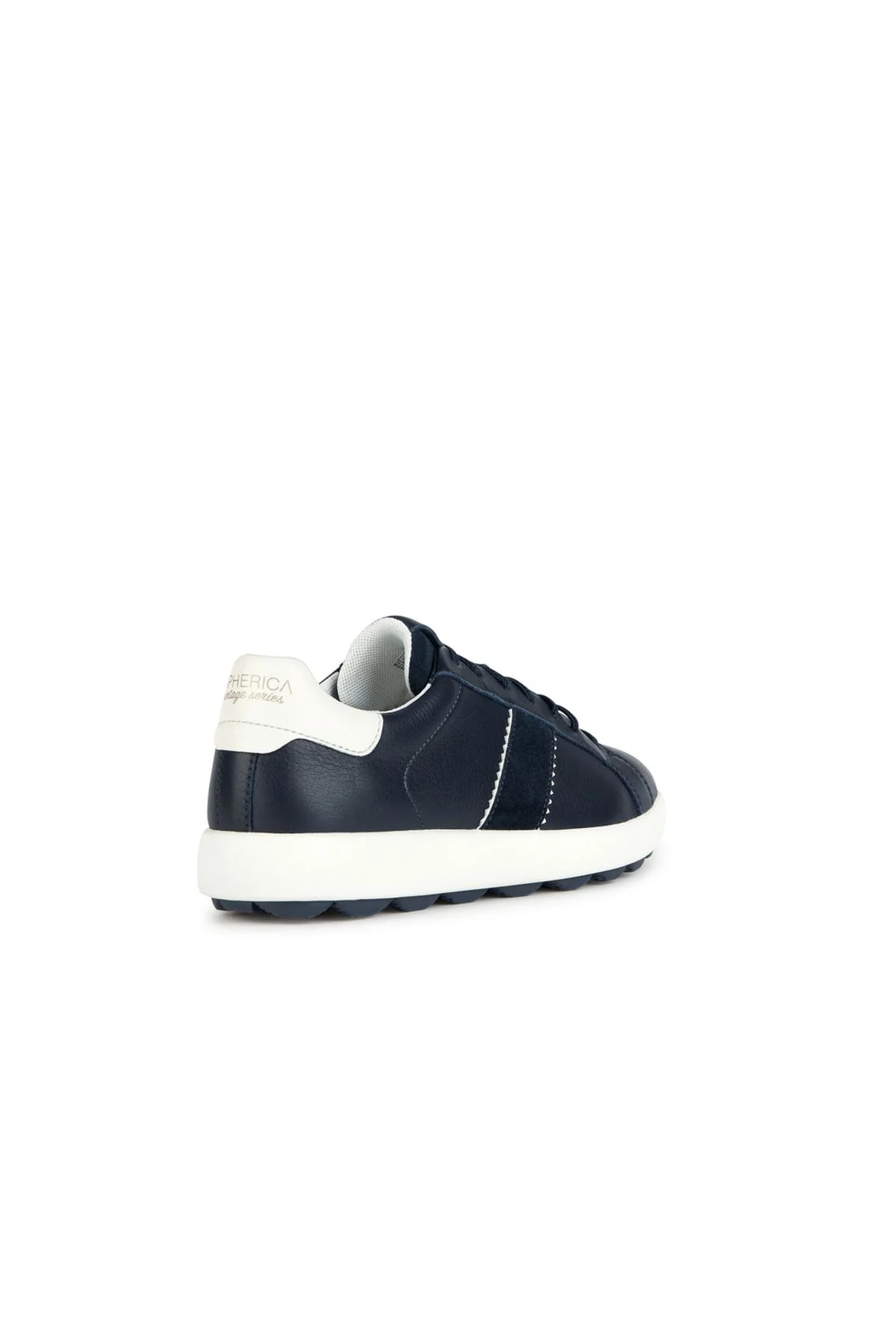 Geox Erkek Lacivert Spherica Vs Ec4 Bağcıklı Deri Sneaker - Image 4