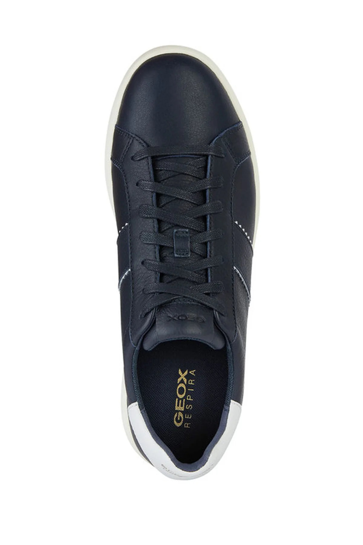 Geox Erkek Lacivert Spherica Vs Ec4 Bağcıklı Deri Sneaker - Image 5