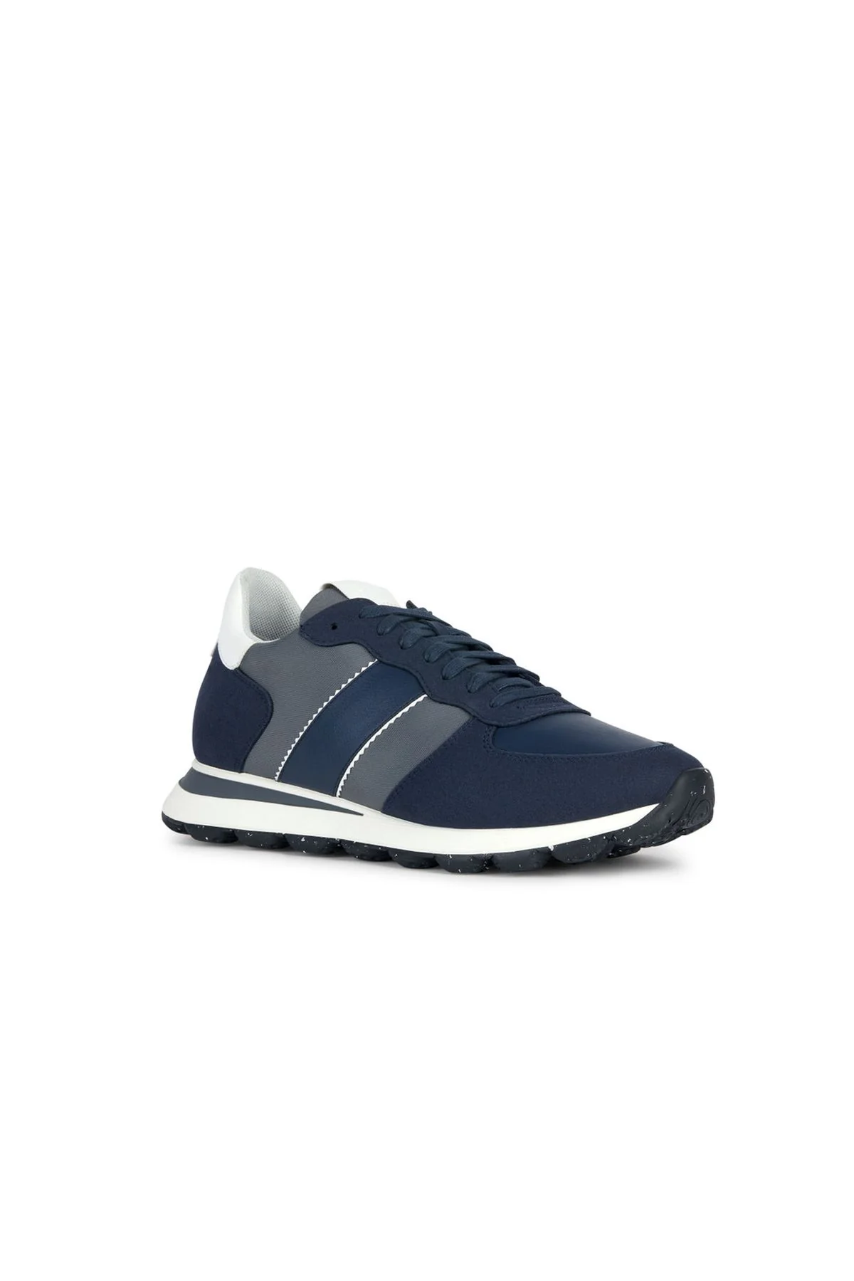 Geox Erkek Lacivert Spherica Vseries Bağcıklı Deri Sneaker - Image 3