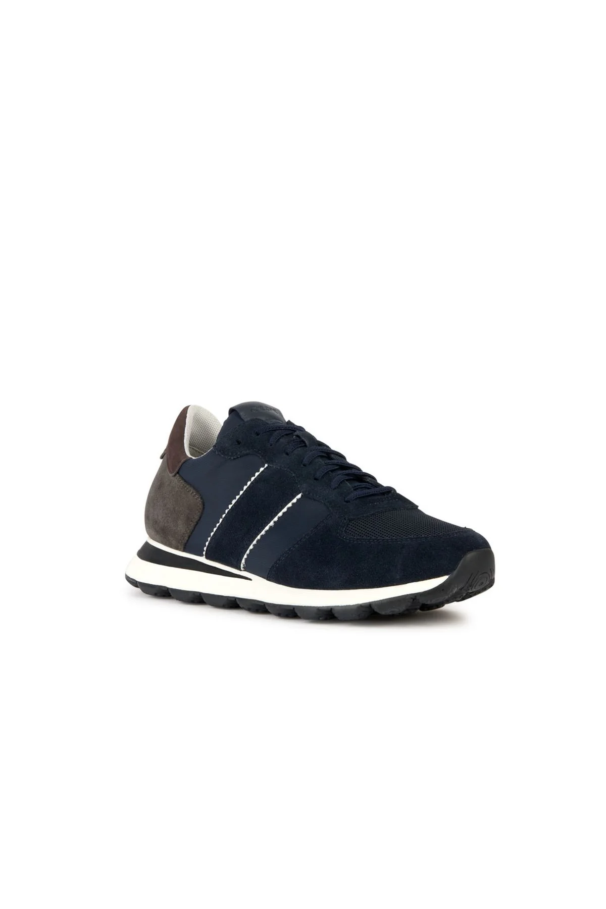 Geox Erkek Lacivert Spherica Vseries Bağcıklı Süet Deri Sneaker - Image 3