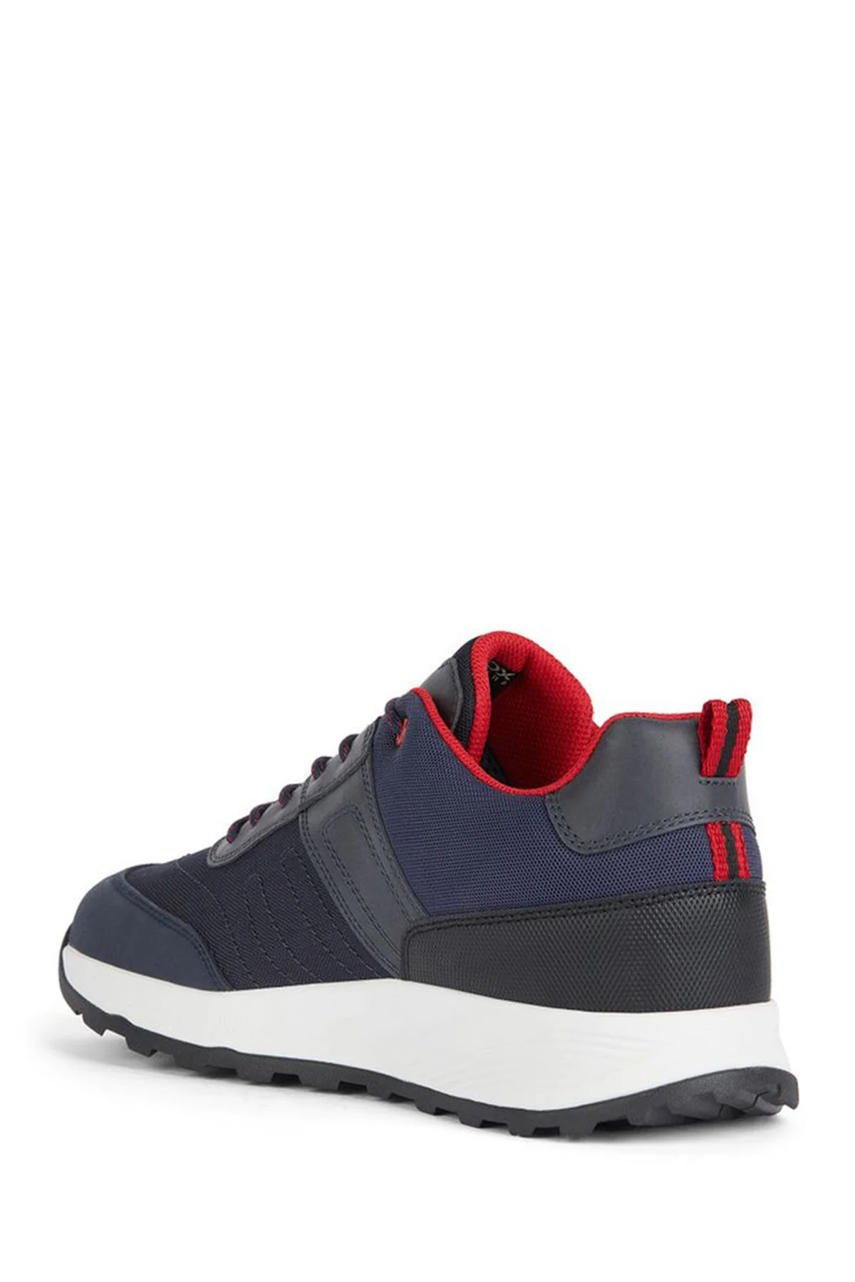 Geox Erkek Lacivert Terrestre Abx Bağcıklı Deri Casual Sneaker - Image 4