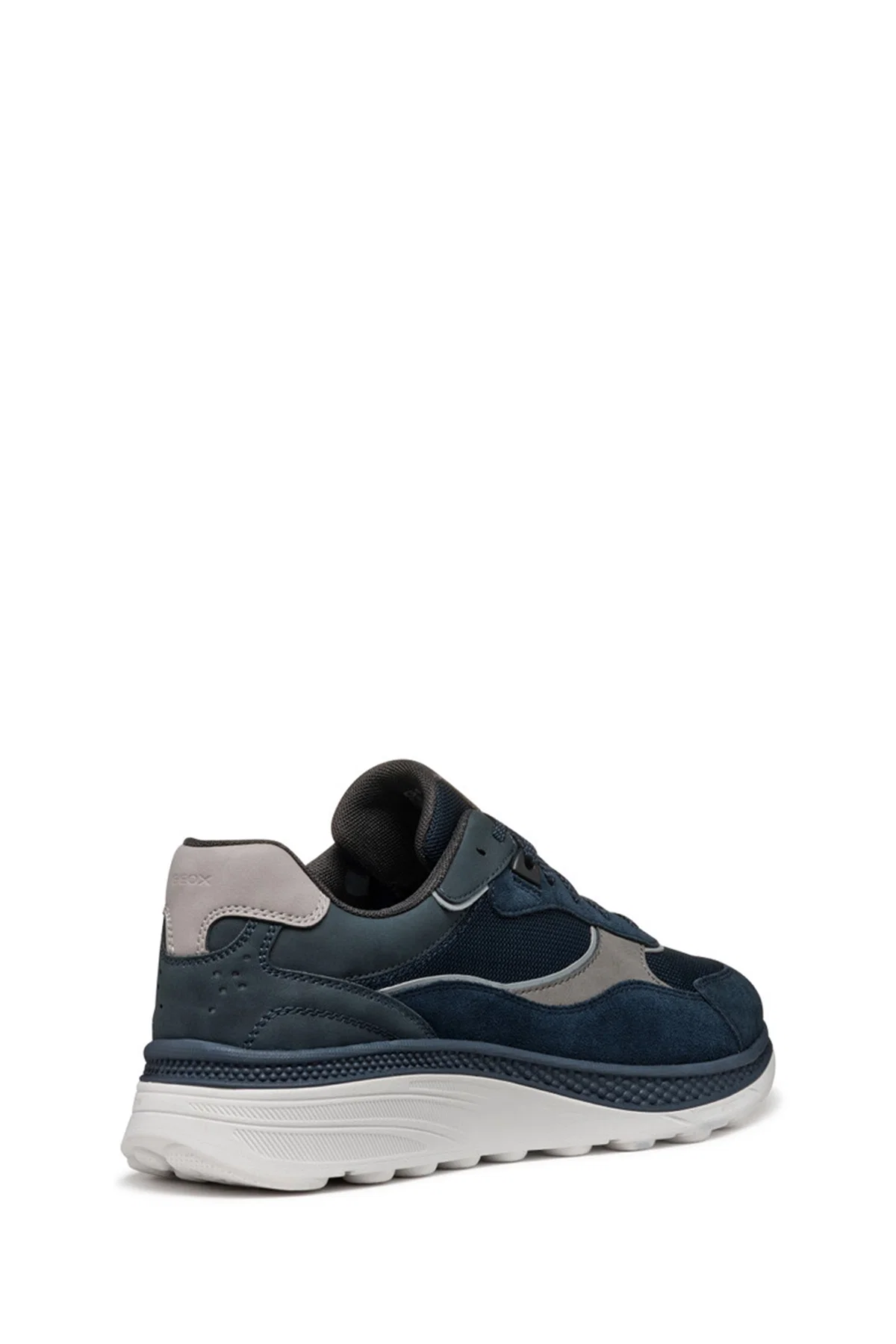 Geox Erkek Lacivert U Spherica Actif X1 A - Mes + Su Bağcıklı Süet Sneaker - Image 8