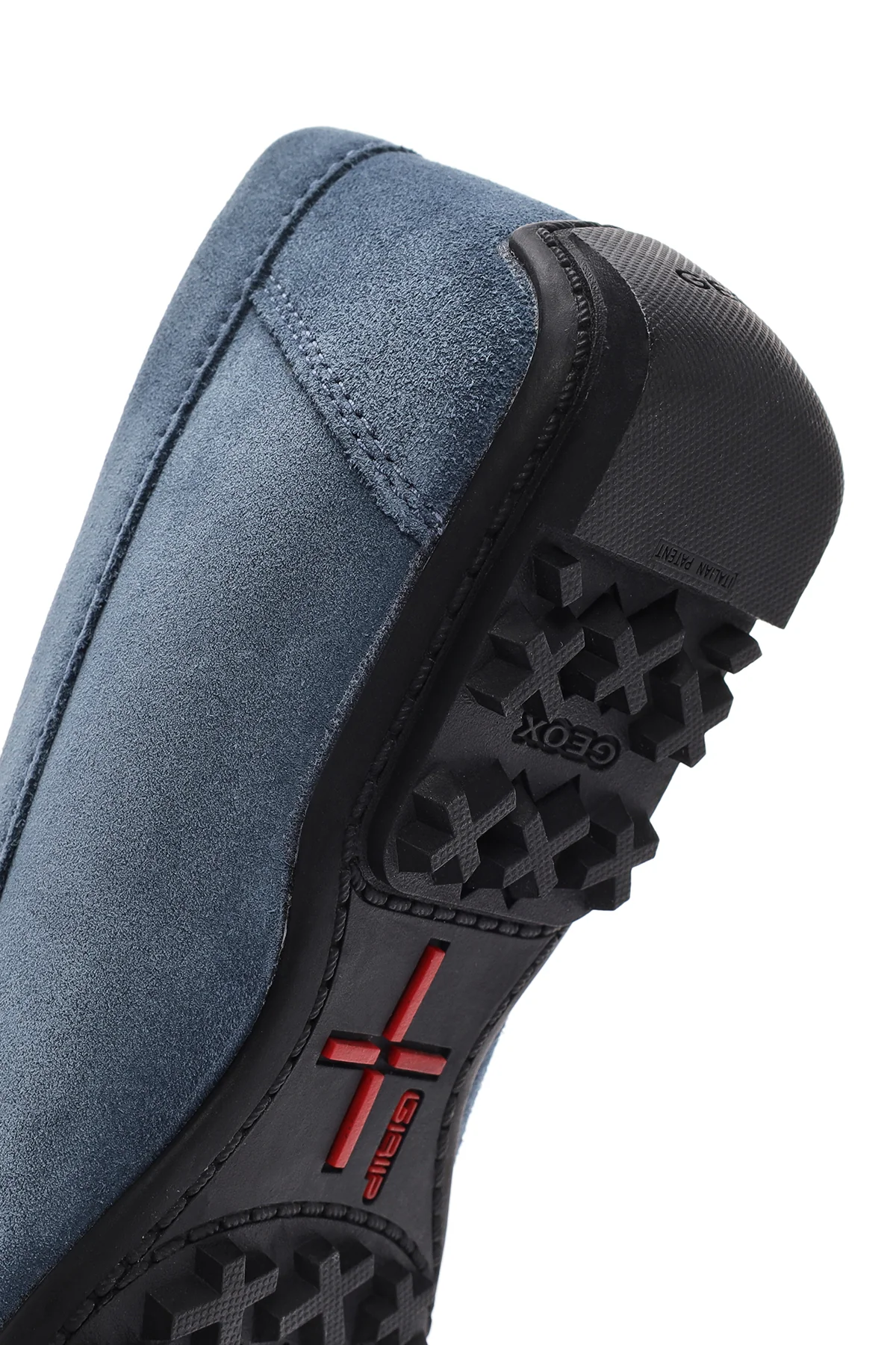 Geox Erkek Mavi Kosmopolis + Grip Süet Deri Loafer - Image 8