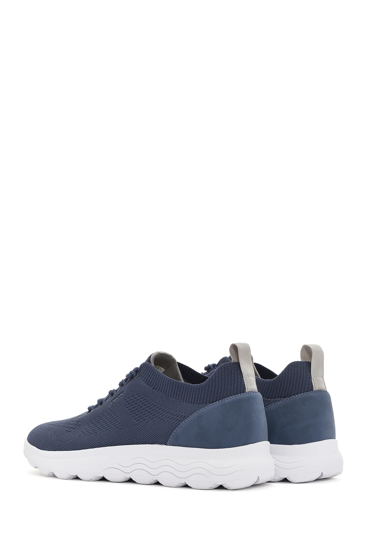 Geox Erkek Mavi Spherica Bağcıklı Kumaş Sneaker - Image 5