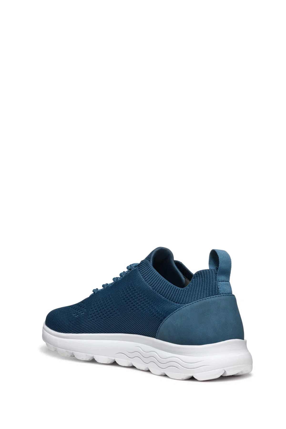 Geox Erkek Mavi U Spherica A - Knitted Text Bağcıklı Kumaş Sneaker - Image 2