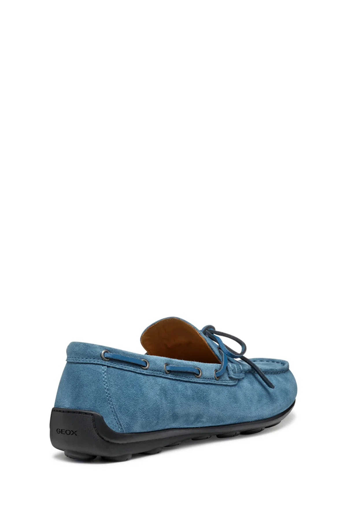 Geox Erkek Mavi U Spherica Ec16 B - Suede Süet Deri Casual Loafer - Image 4