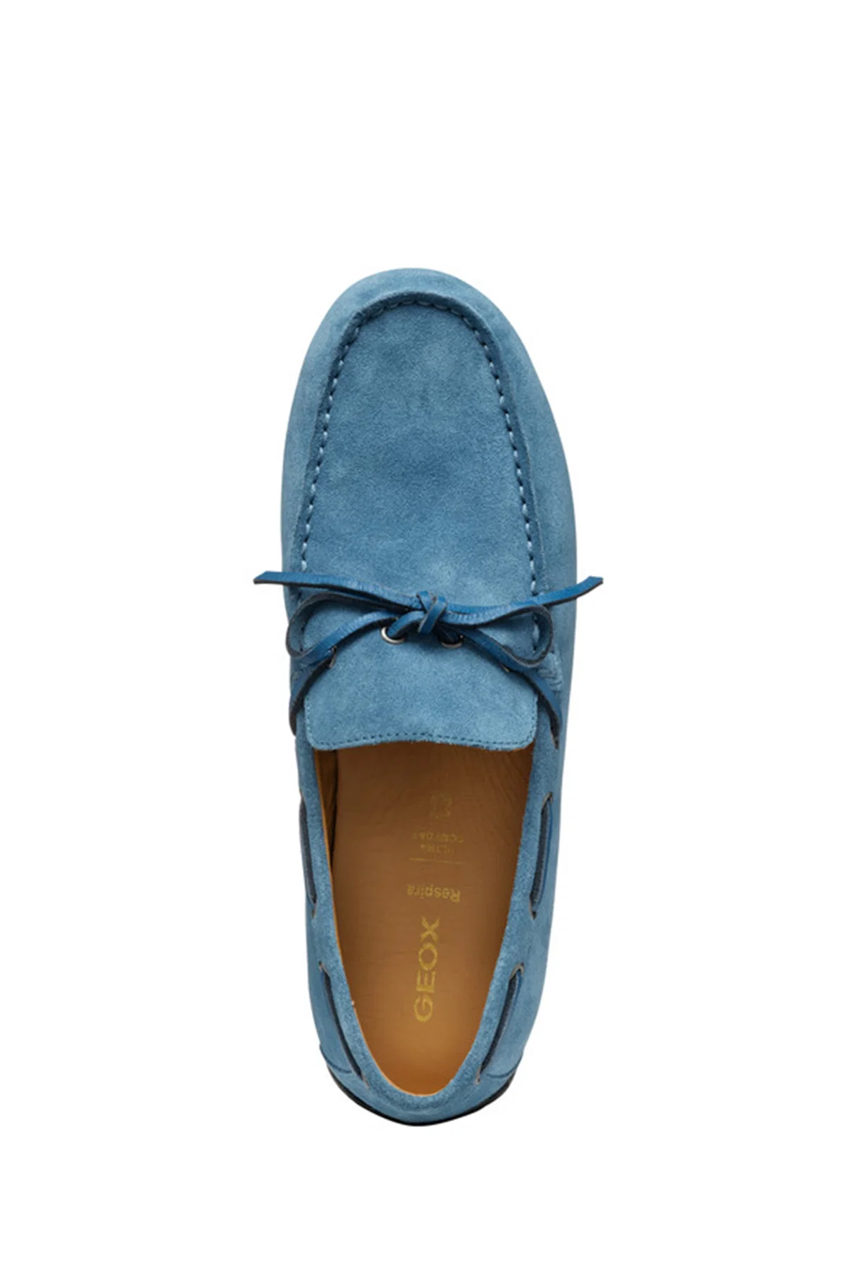 Geox Erkek Mavi U Spherica Ec16 B - Suede Süet Deri Casual Loafer - Image 5