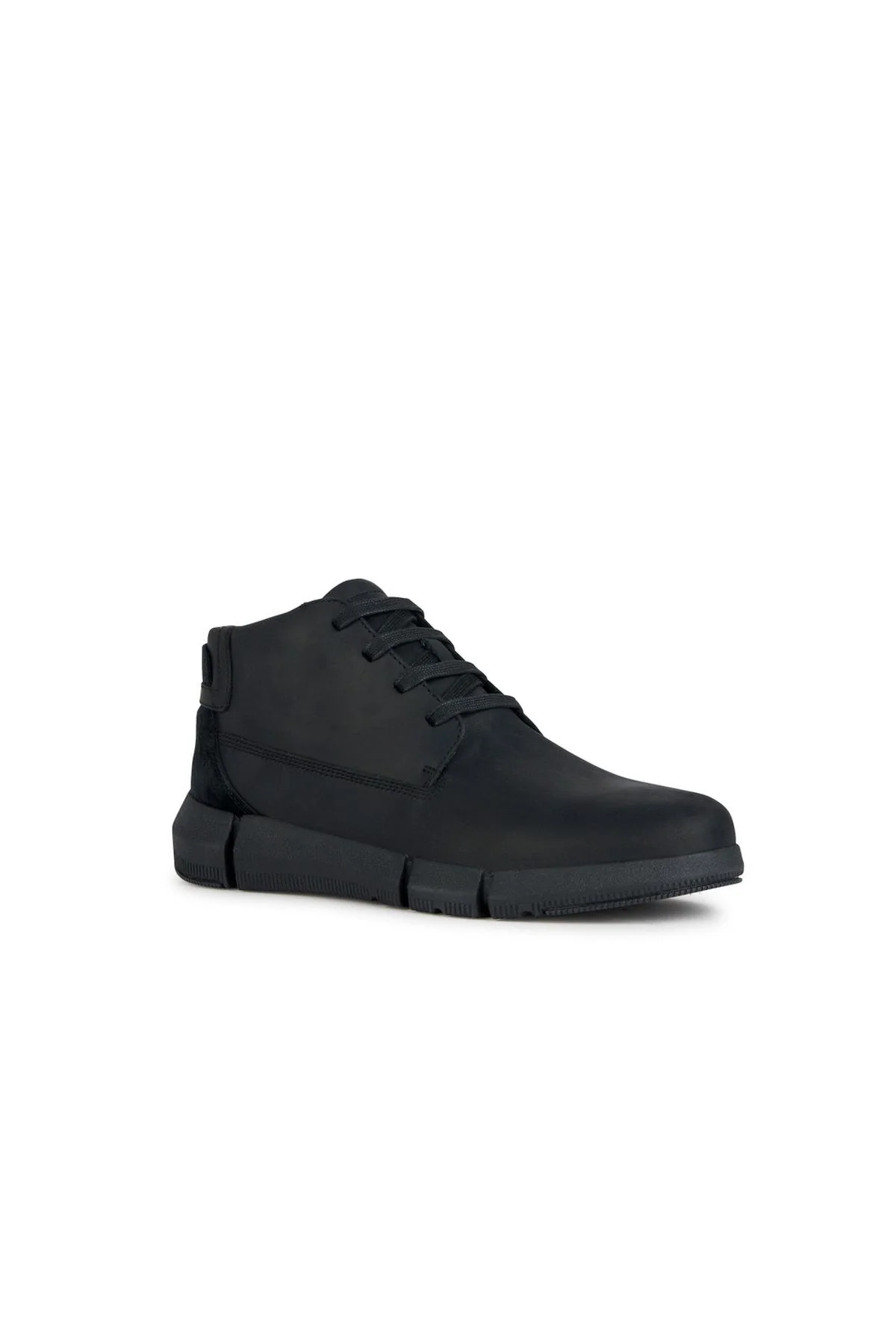 Geox Erkek Siyah Adacter H Bağcıklı Deri Sneaker Bot - Image 3
