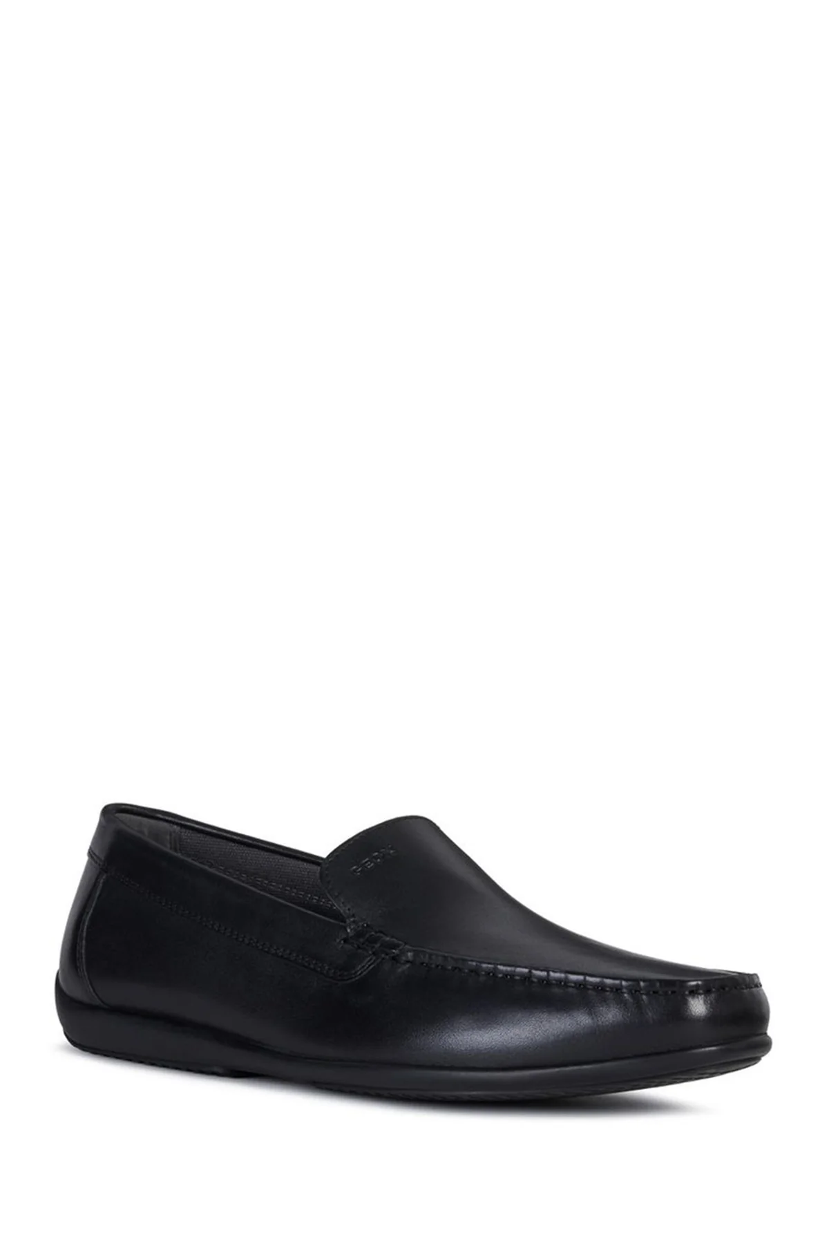 Geox Erkek Siyah Ascanio Deri Casual Loafer - Image 3