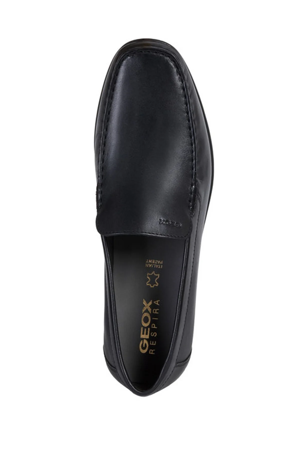 Geox Erkek Siyah Ascanio Deri Casual Loafer - Image 6
