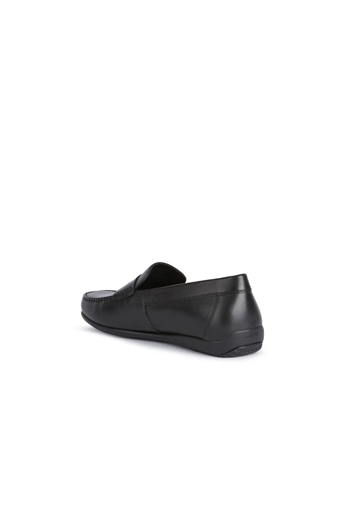 Geox Erkek Siyah Ascanio Deri Casual Loafer - Image 2