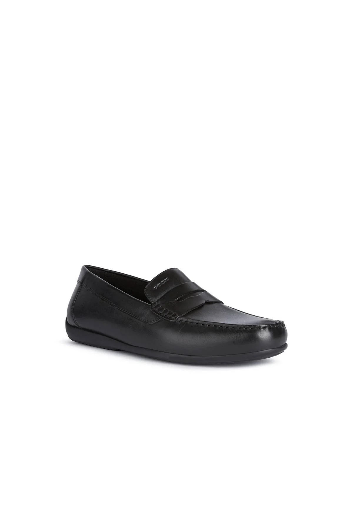 Geox Erkek Siyah Ascanio Deri Casual Loafer - Image 3