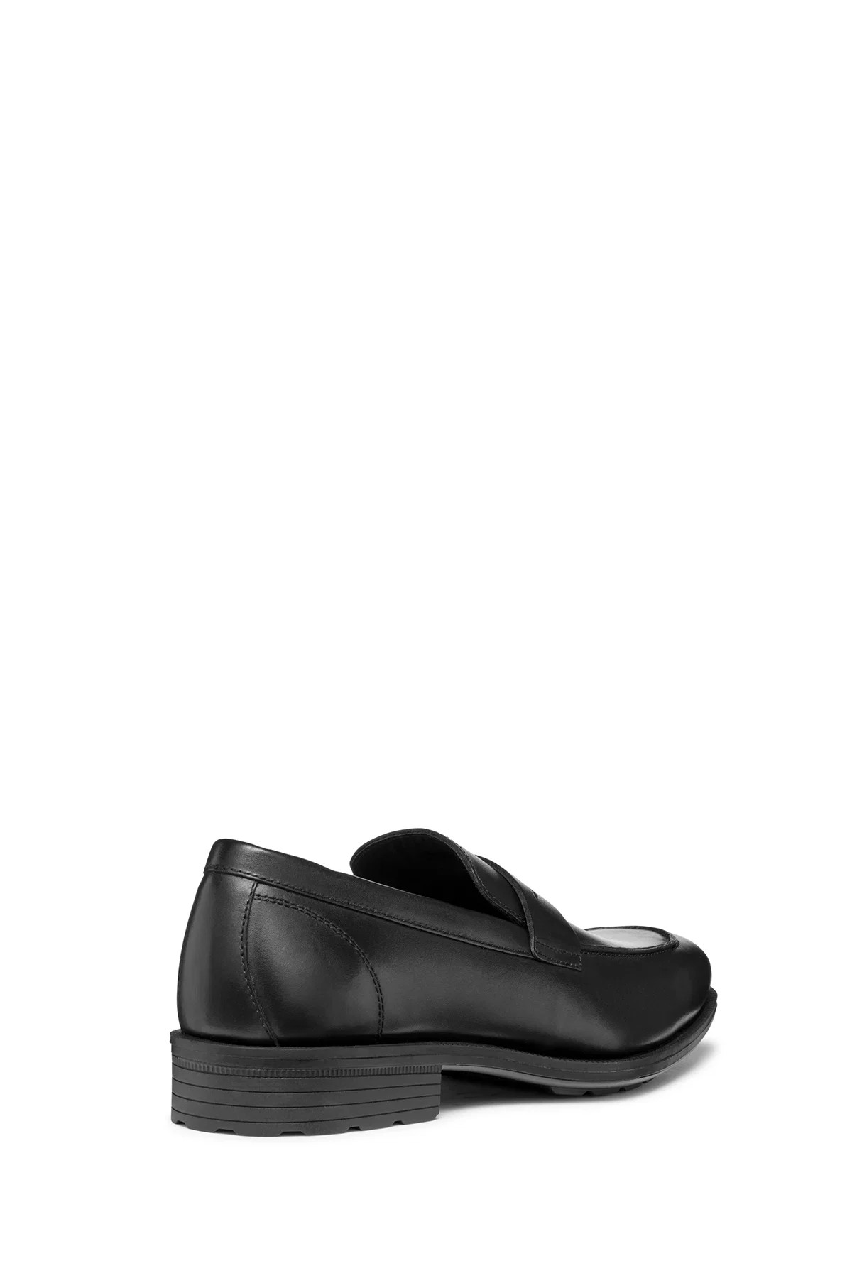 Geox Erkek Siyah Decio Deri Klasik Loafer - Image 2