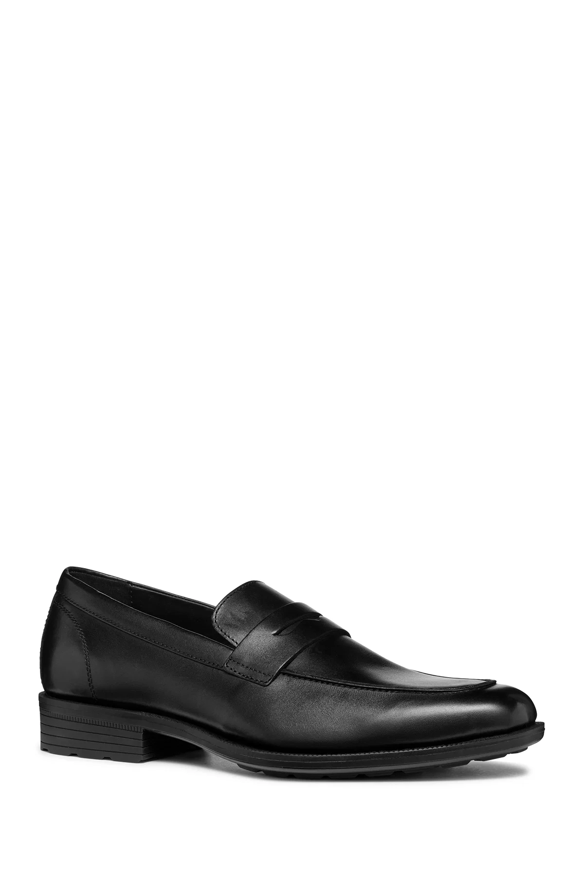 Geox Erkek Siyah Decio Deri Klasik Loafer - Image 3