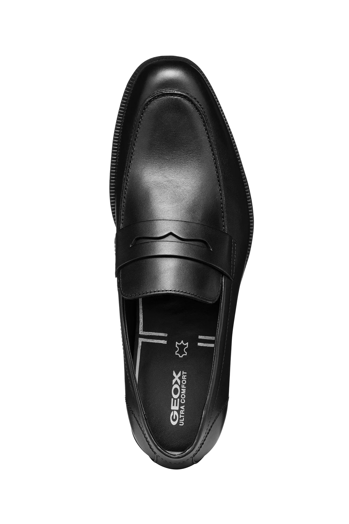 Geox Erkek Siyah Decio Deri Klasik Loafer - Image 5