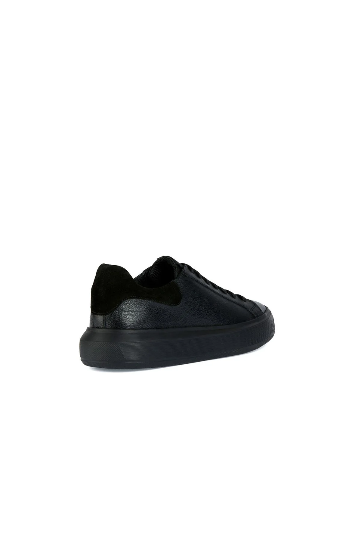 Geox Erkek Siyah Deiven Bağcıklı Deri Casual Sneaker - Image 4