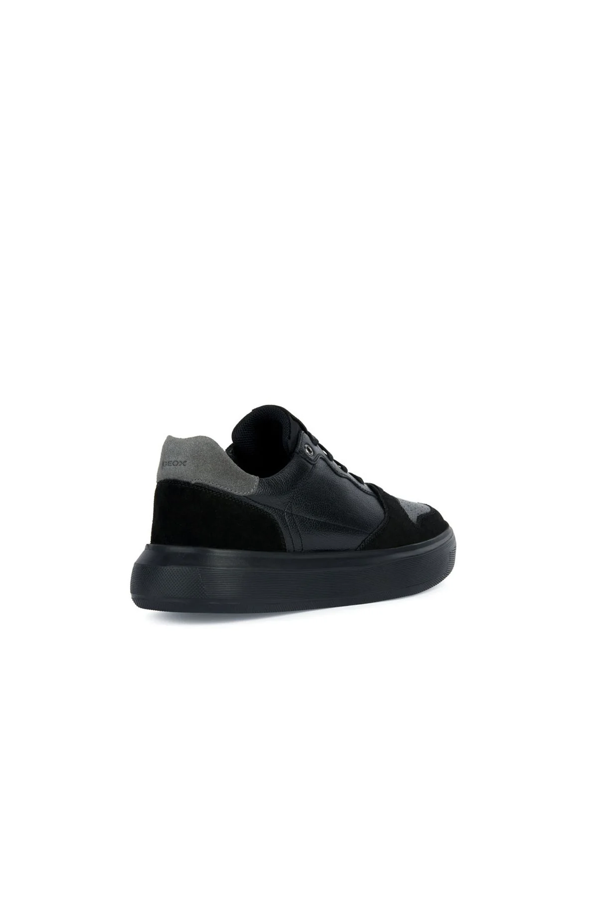 Geox Erkek Siyah Deiven Bağcıklı Deri Sneaker - Image 4
