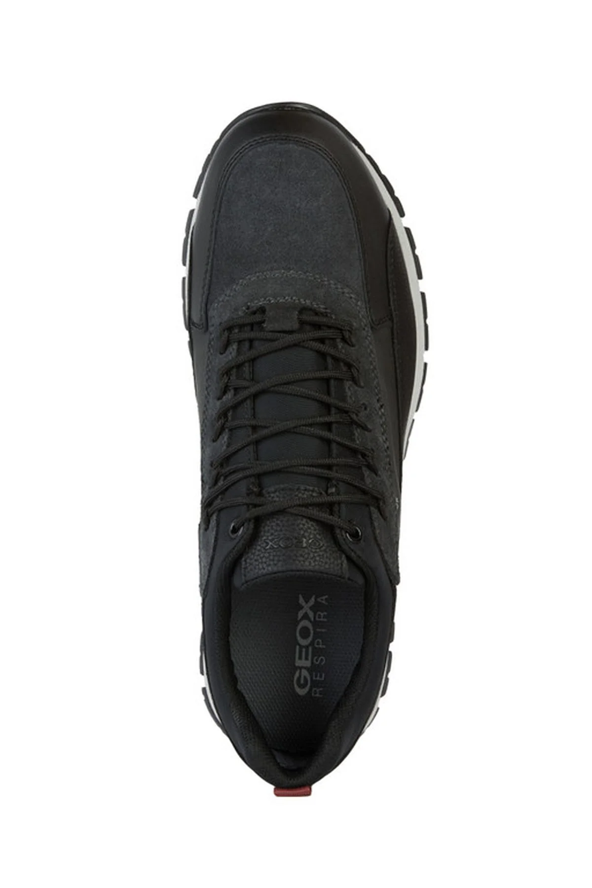 Geox Erkek Siyah Delray Bağcıklı Casual Sneaker - Image 5