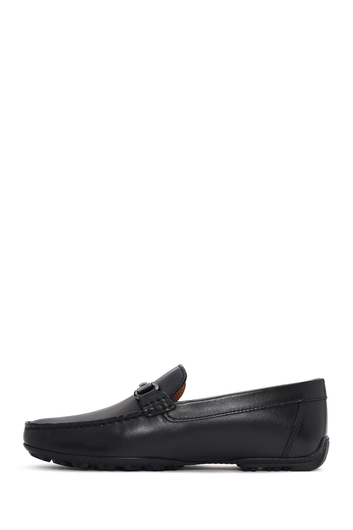 Geox Erkek Siyah Kosmopolis + Grip Deri Loafer - Image 2