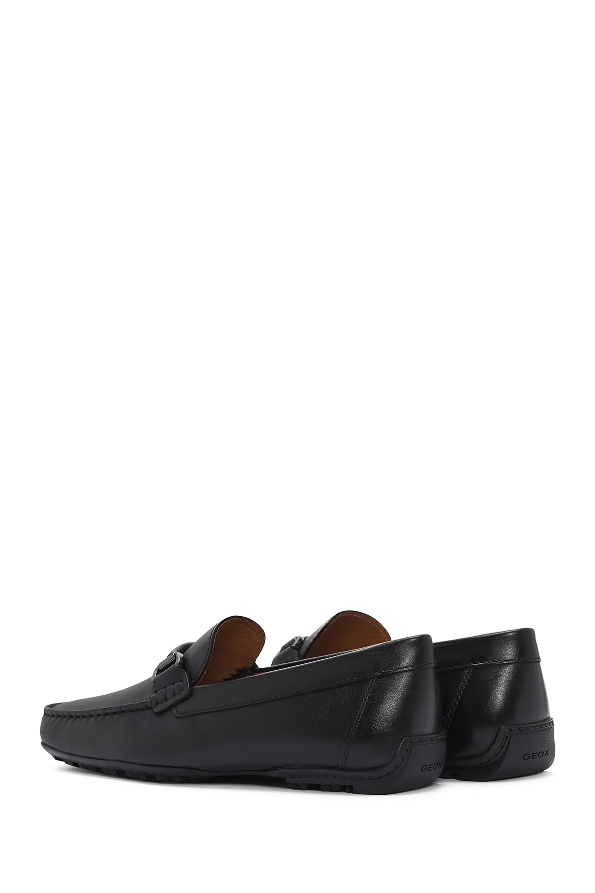 Geox Erkek Siyah Kosmopolis + Grip Deri Loafer - Image 5