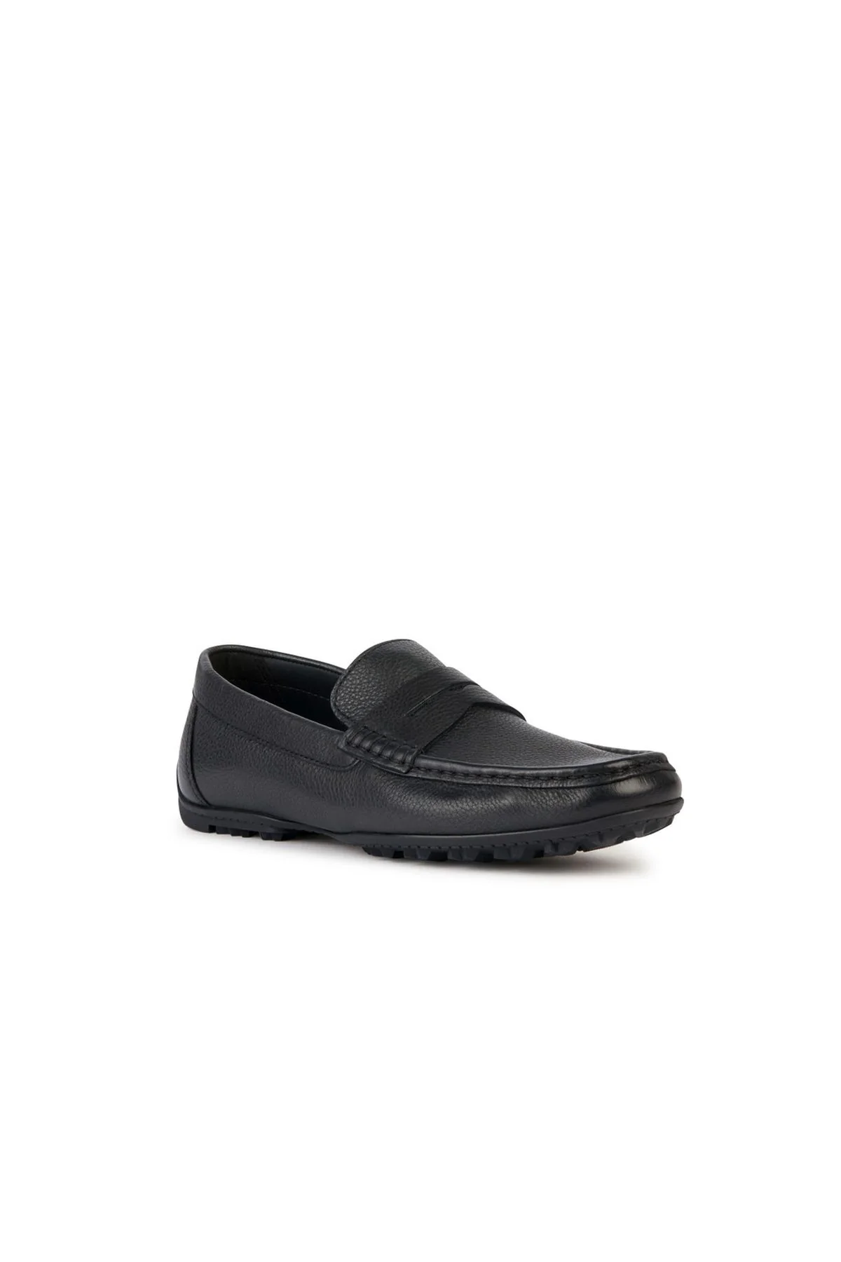Geox Erkek Siyah Kosmopolis + Grip Deri Maskülen Loafer - Image 3