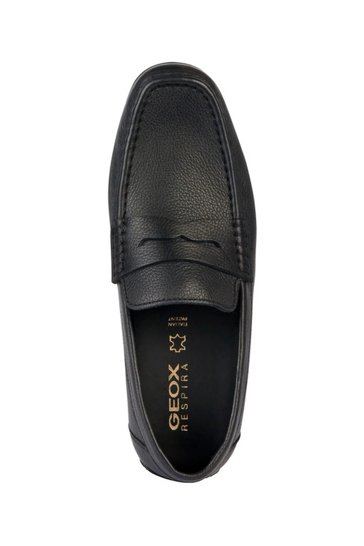 Geox Erkek Siyah Kosmopolis + Grip Deri Maskülen Loafer - Image 5
