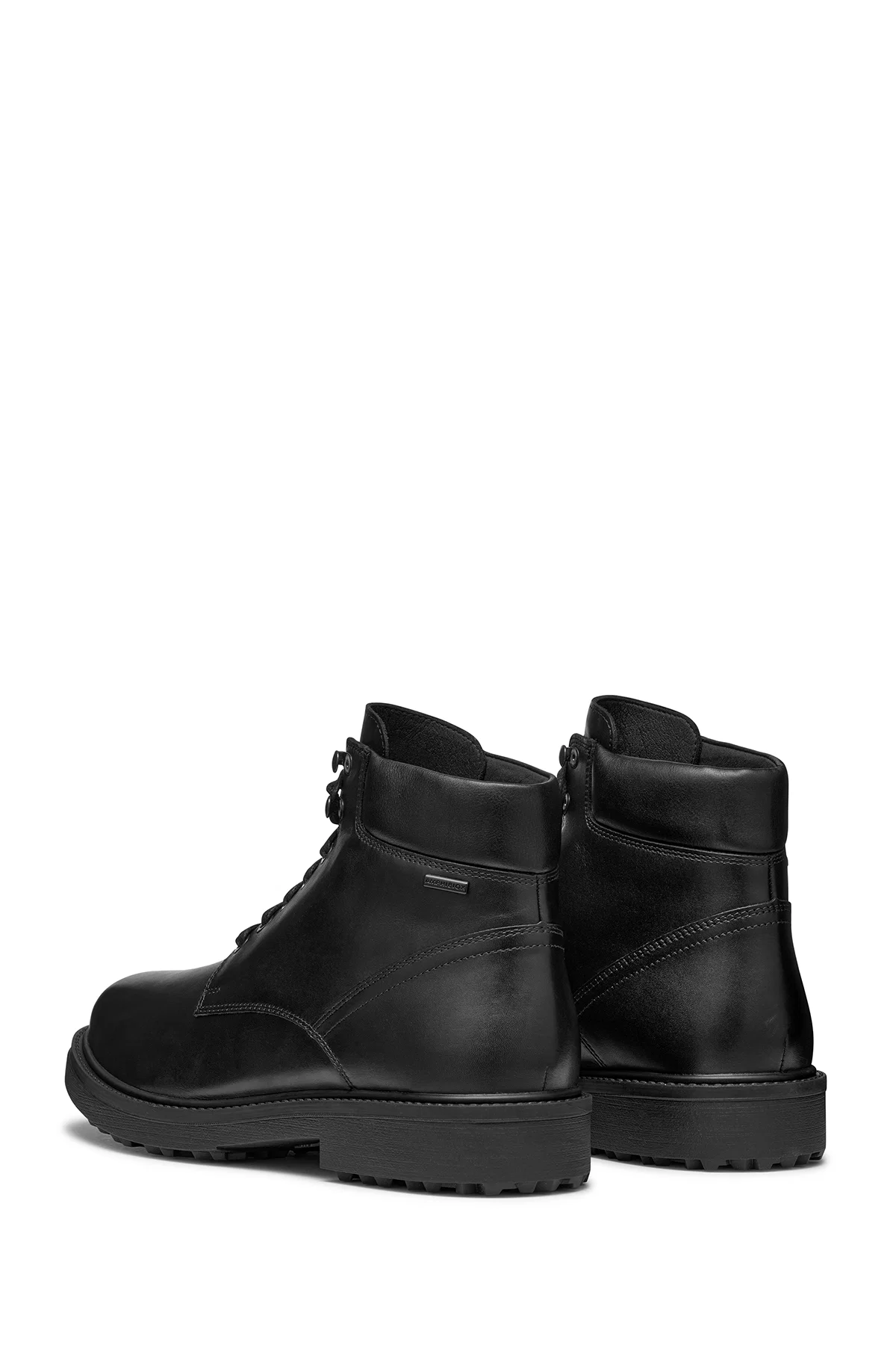 Geox Erkek Siyah Lagorai + Grip Abx Bağcıklı Waterproof Deri Casual Bot - Image 5