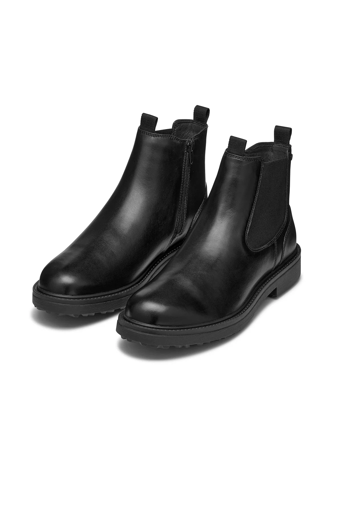 Geox Erkek Siyah Lagorai + Grip Abx Fermuarlı Waterproof Deri Casual Bot - Image 3