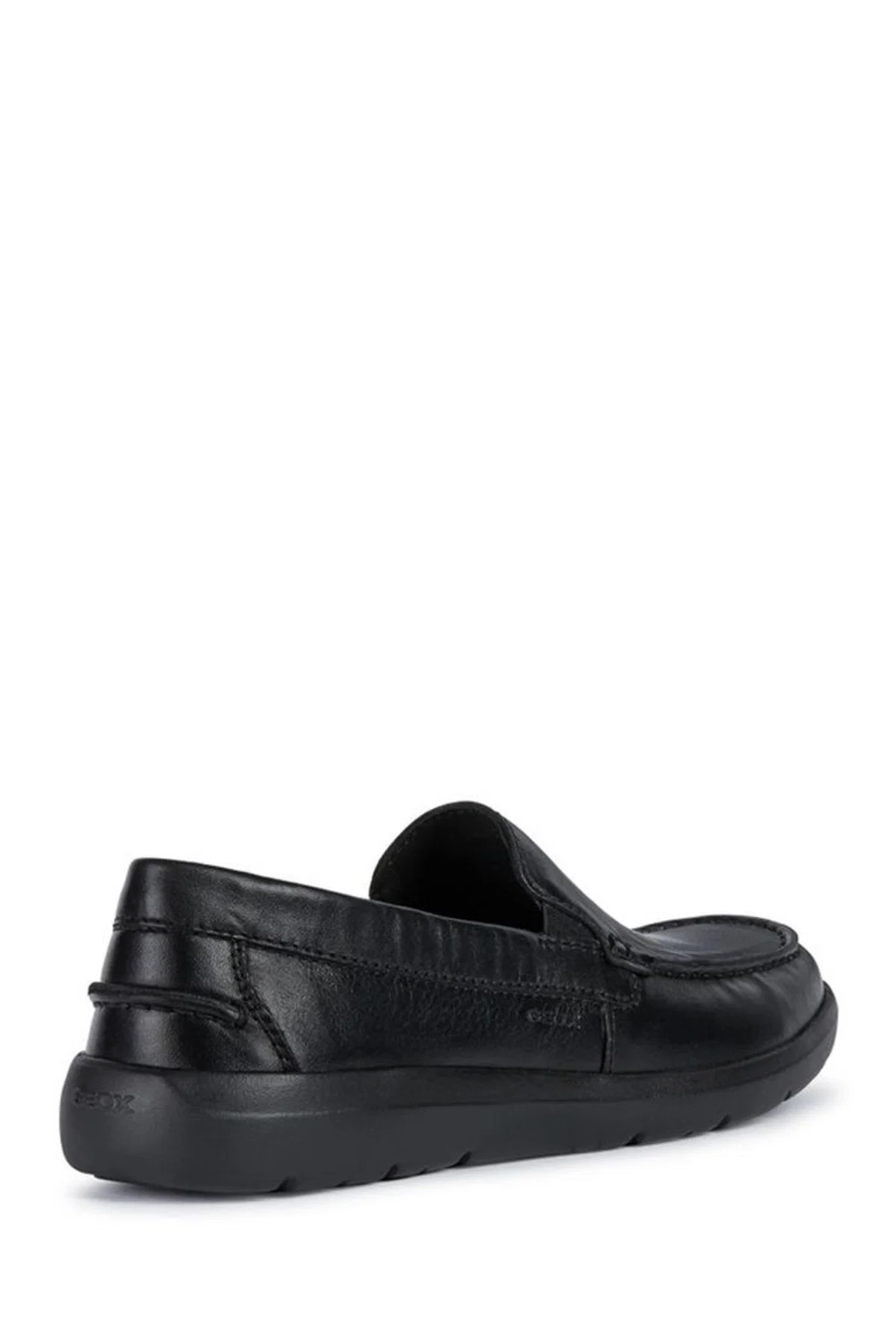 Geox Erkek Siyah Leitan Deri Casual Loafer - Image 2