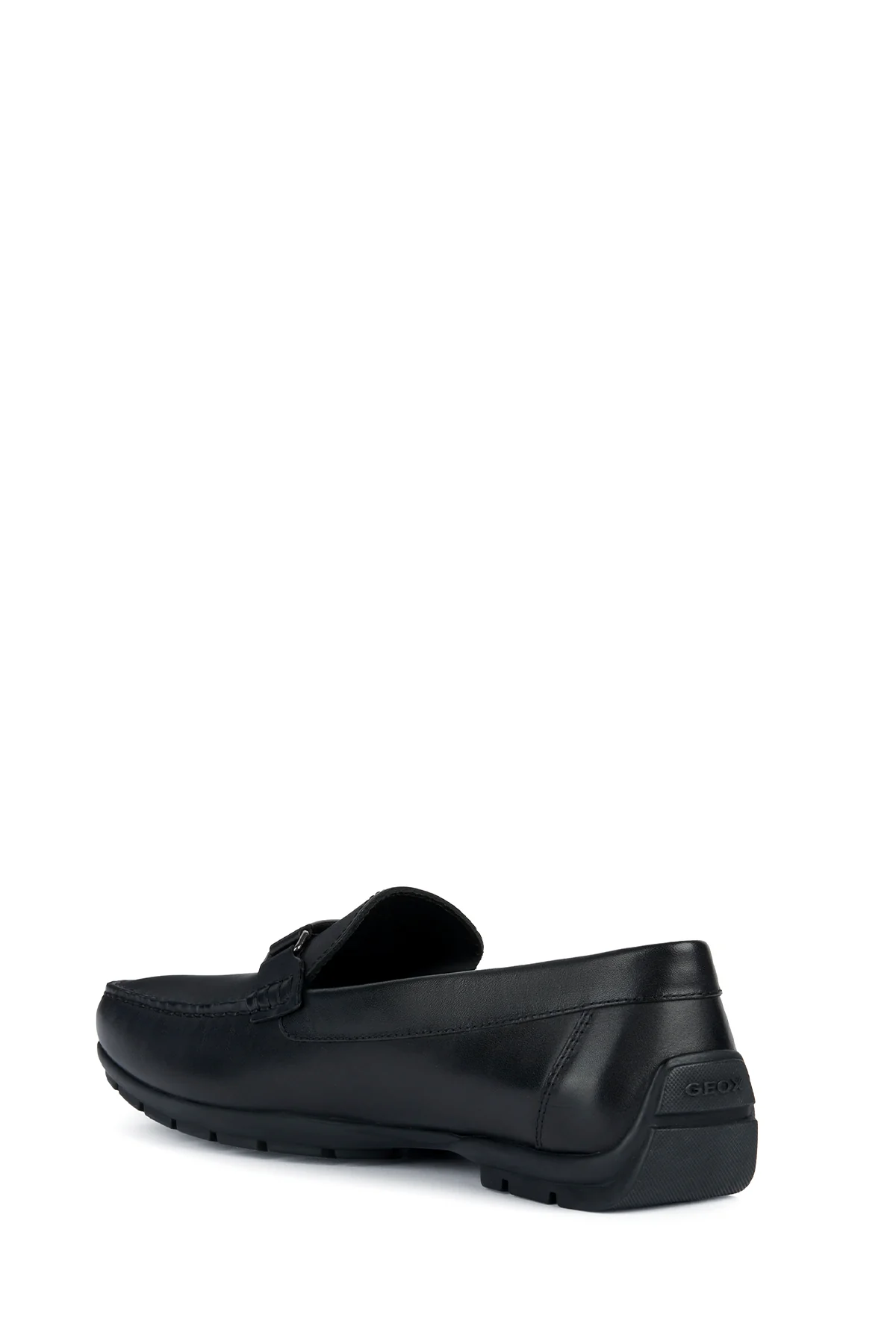 Geox Erkek Siyah Moner 2Fit Deri Casual Loafer - Image 2