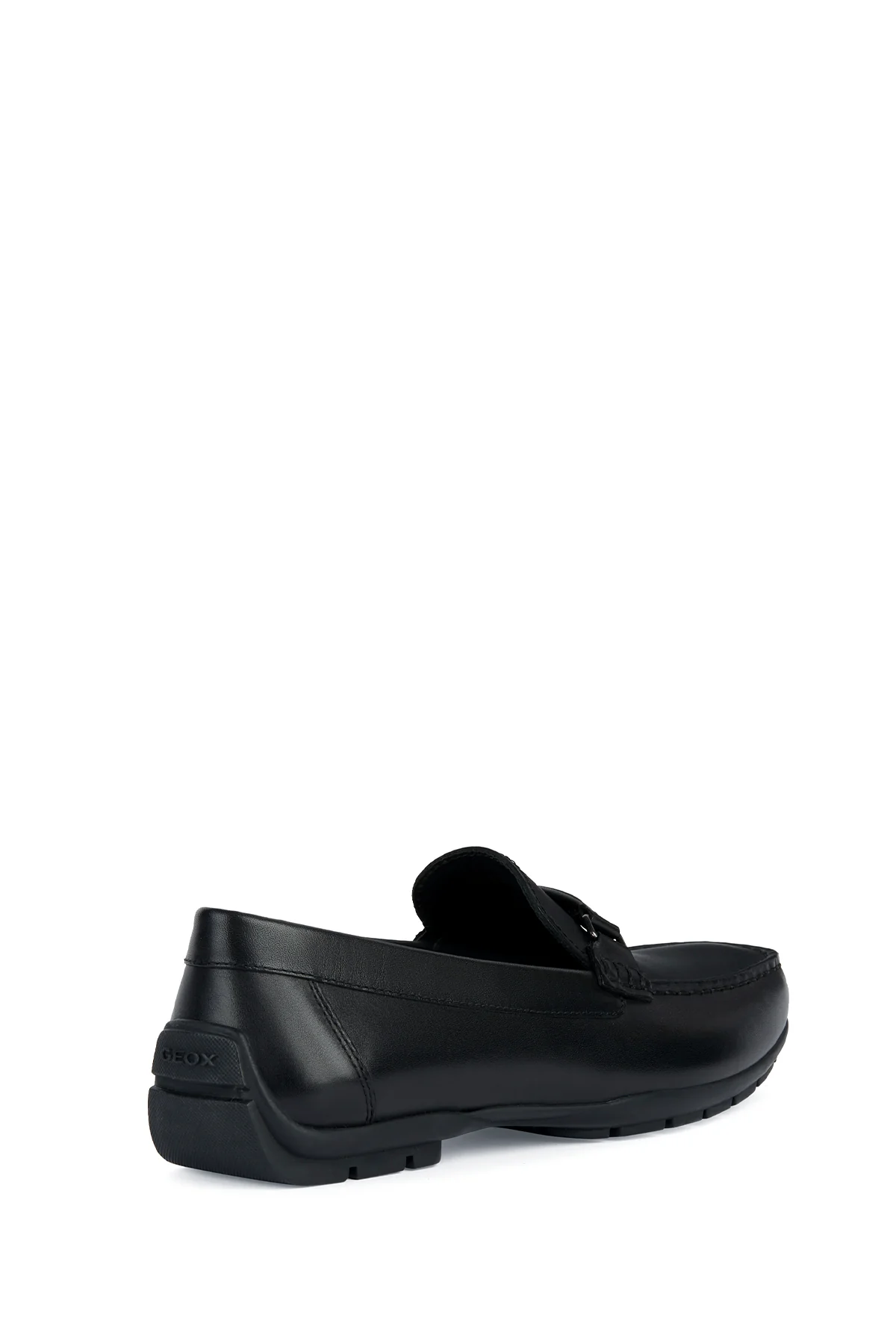 Geox Erkek Siyah Moner 2Fit Deri Casual Loafer - Image 4