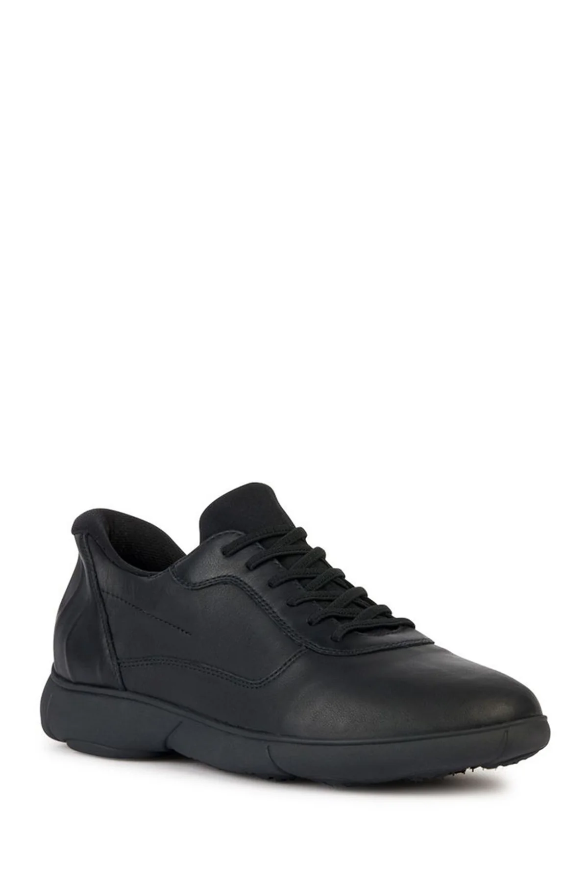 Geox Erkek Siyah Nebula Bağcıklı Deri Sneaker - Image 3